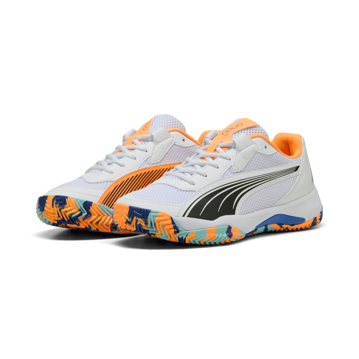 PUMA NOVA Court padelschoenen, Blauw/Zwart/Wit, Maat 40 thumbnail 6