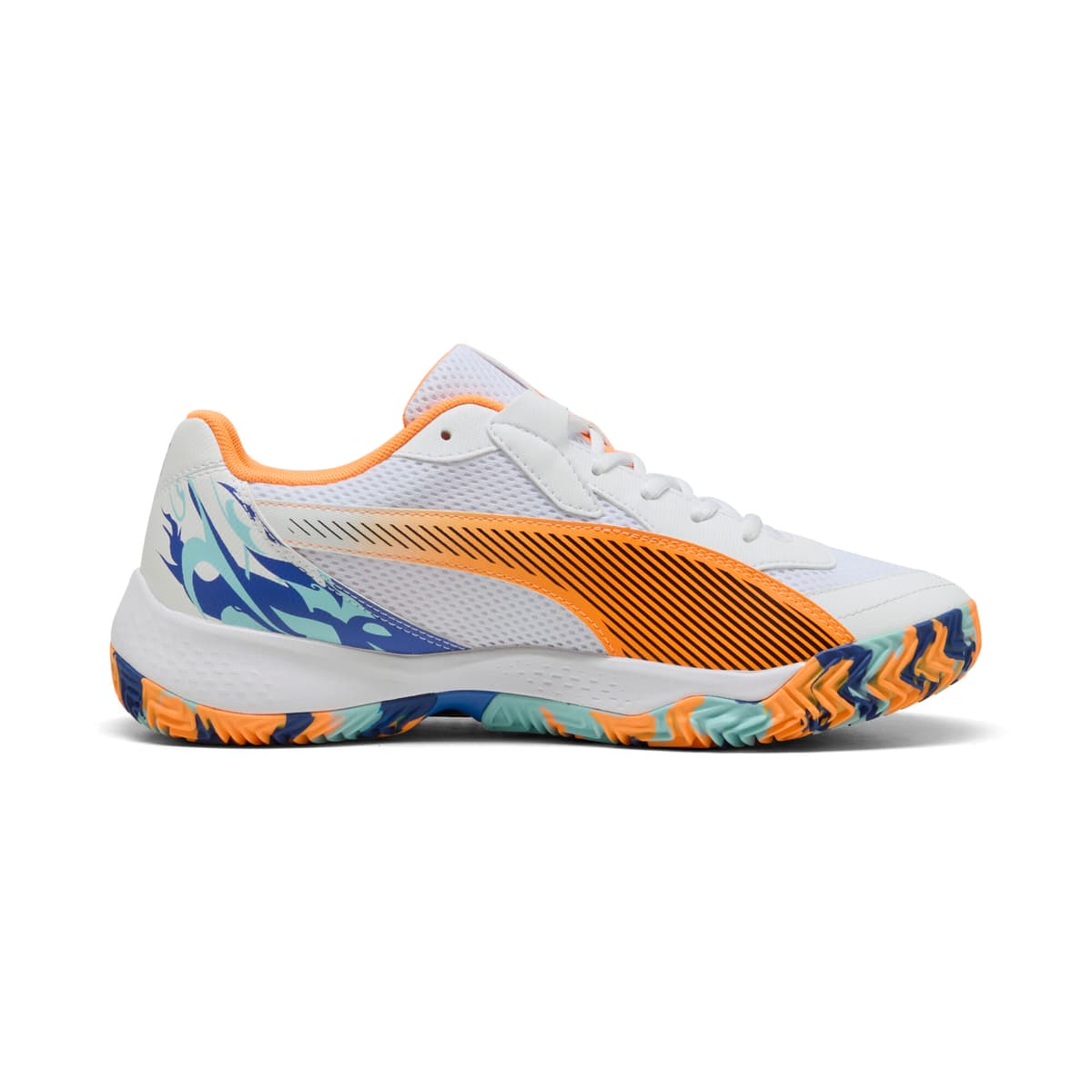 PUMA NOVA Court padelschoenen, Blauw/Zwart/Wit, Maat 40 thumbnail 3