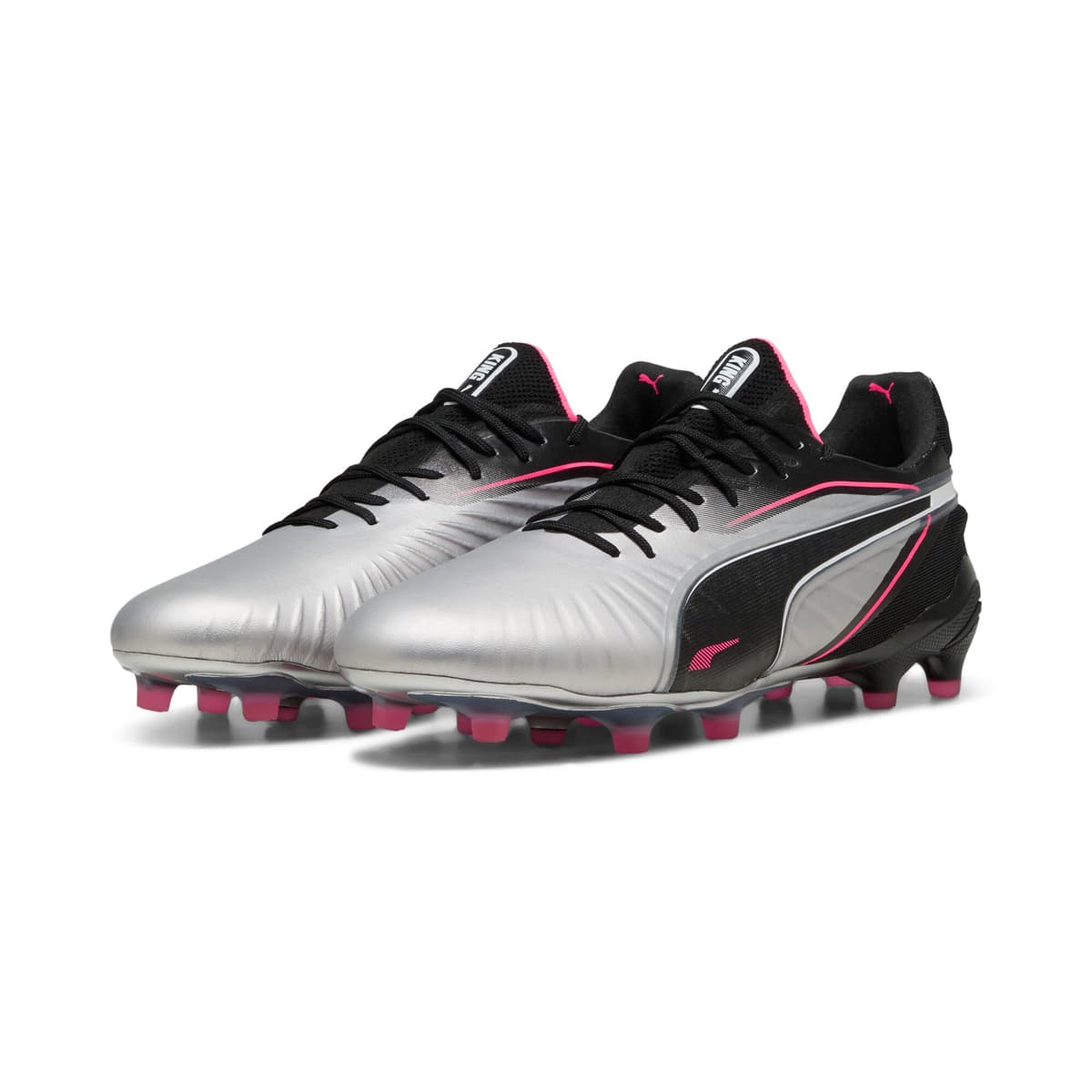 PUMA KING ULTIMATE FG/AG voetbalschoenen, Zwart/Zilver, Maat 37,5 thumbnail 7
