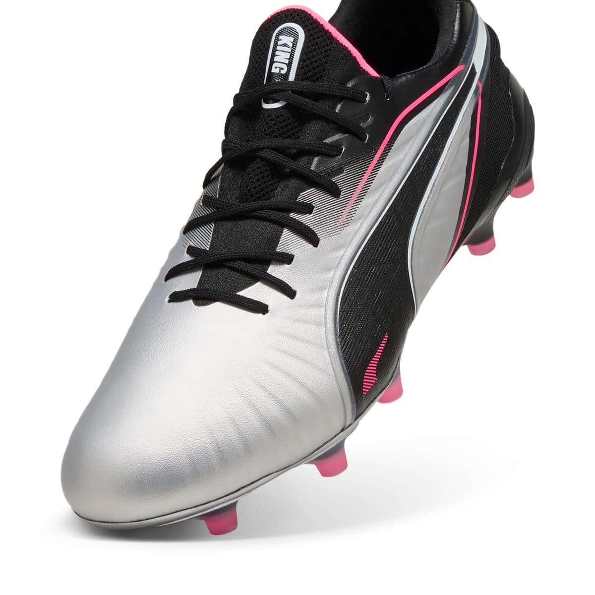 PUMA KING ULTIMATE FG/AG voetbalschoenen, Zwart/Zilver, Maat 37,5 thumbnail 3