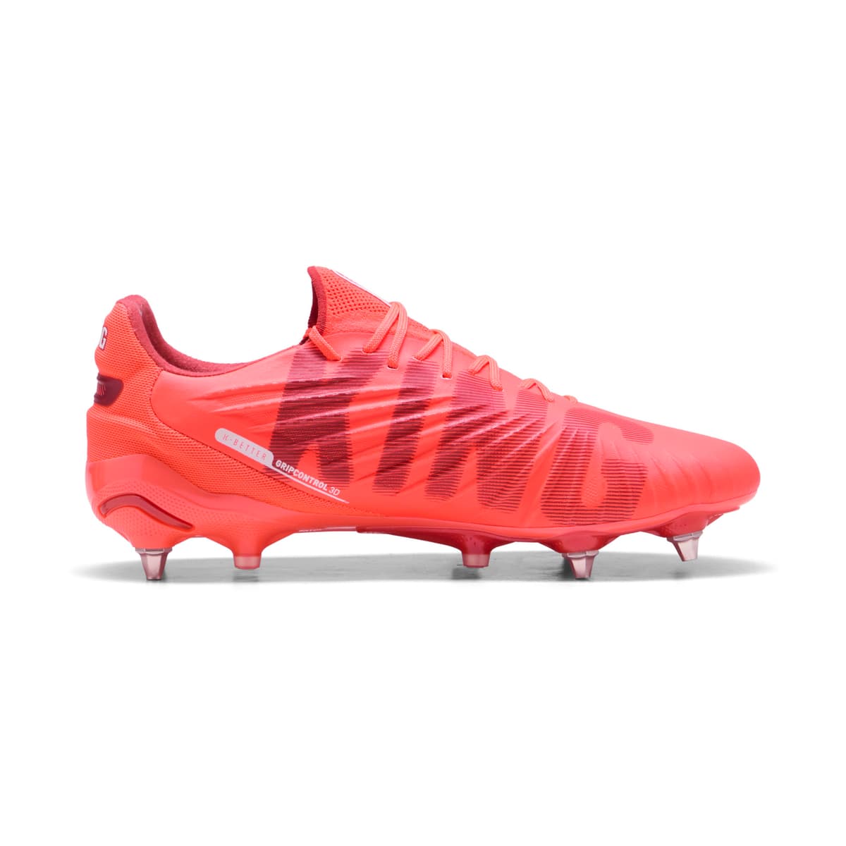 PUMA KING ULTIMATE MxSG voetbalschoenen, Rood/Wit, Maat 40 thumbnail 3