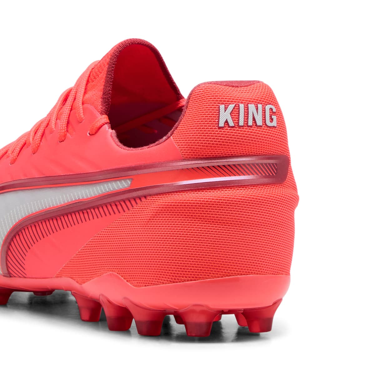 PUMA KING ULTIMATE MG voetbalschoenen, Rood/Wit, Maat 38 thumbnail 5