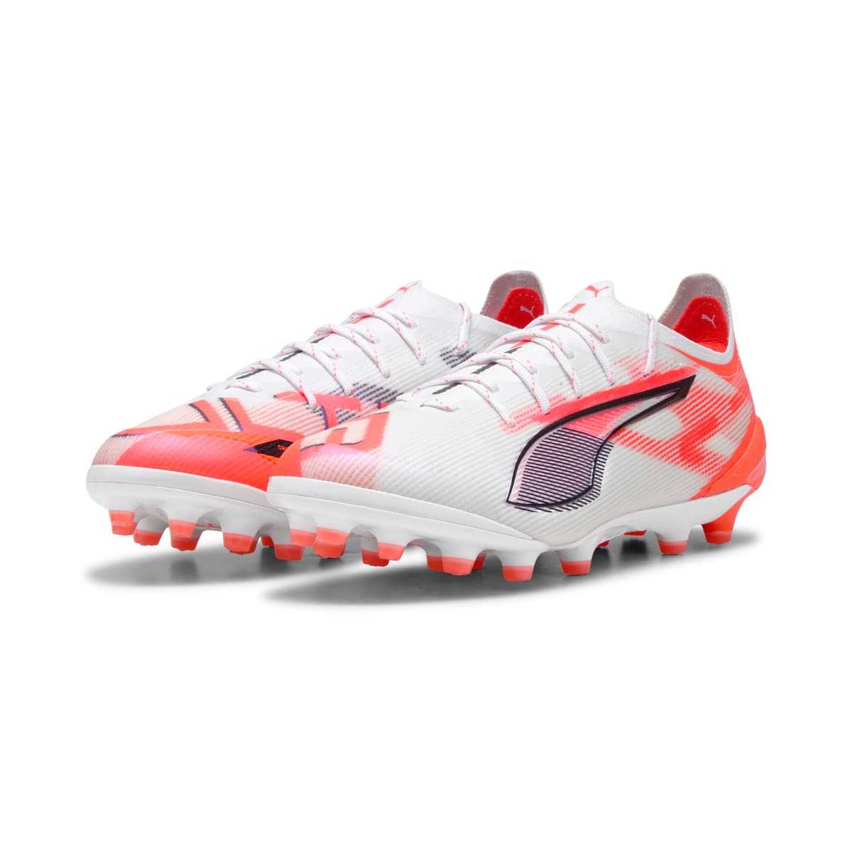 PUMA ULTRA 5 ULTIMATE AG voetbalschoenen, Zwart/Rood/Wit, Maat 40,5 thumbnail 6