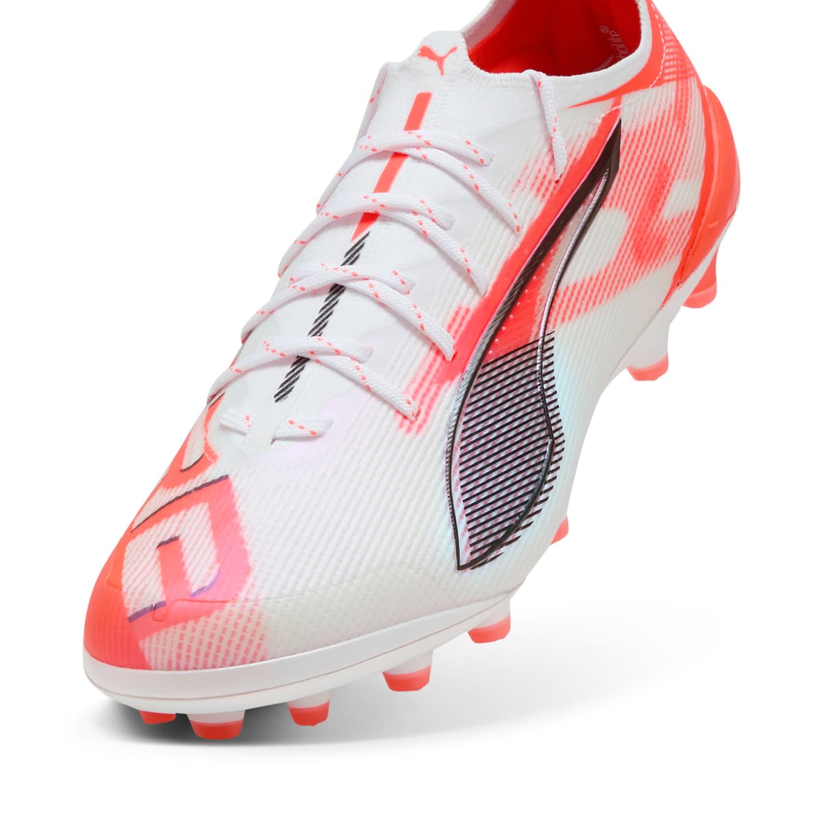 PUMA ULTRA 5 ULTIMATE AG voetbalschoenen, Zwart/Rood/Wit, Maat 40,5 thumbnail 2