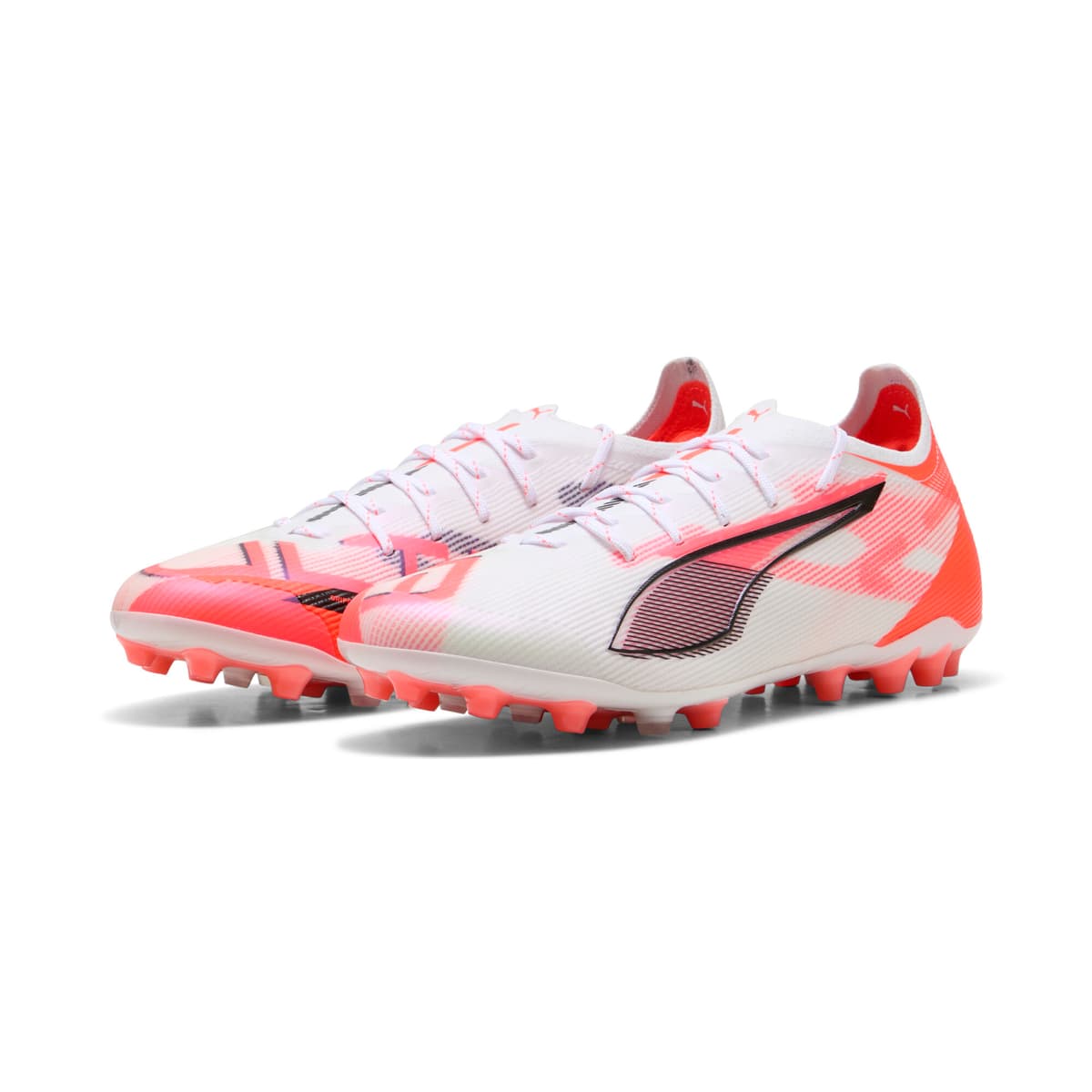 PUMA ULTRA 5 ULTIMATE MG voetbalschoenen, Zwart/Rood/Wit, Maat 45 thumbnail 6