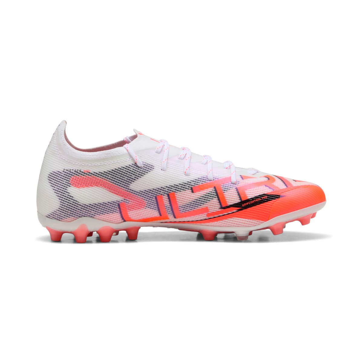 PUMA ULTRA 5 ULTIMATE MG voetbalschoenen, Zwart/Rood/Wit, Maat 45 thumbnail 3