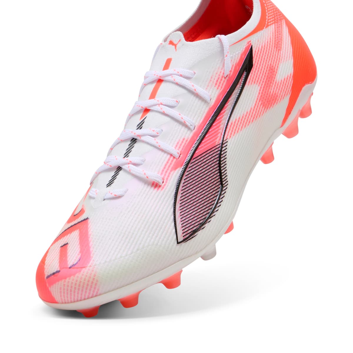 PUMA ULTRA 5 ULTIMATE MG voetbalschoenen, Zwart/Rood/Wit, Maat 45 thumbnail 2