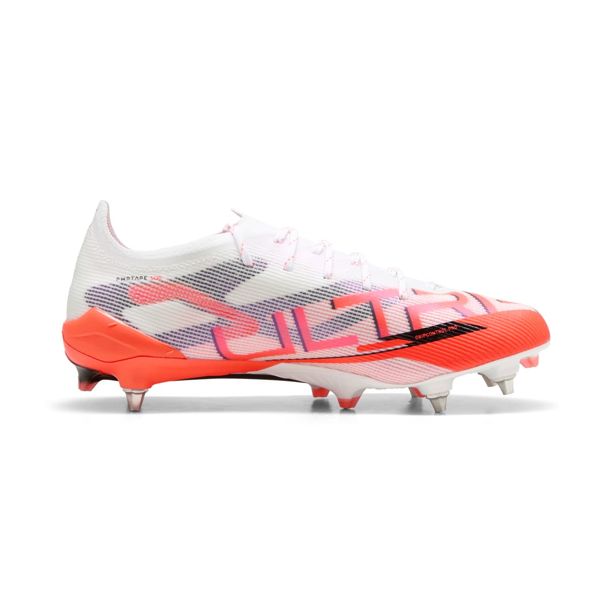 PUMA ULTRA 5 ULTIMATE MxSG voetbalschoenen, Zwart/Rood/Wit, Maat 48 thumbnail 3