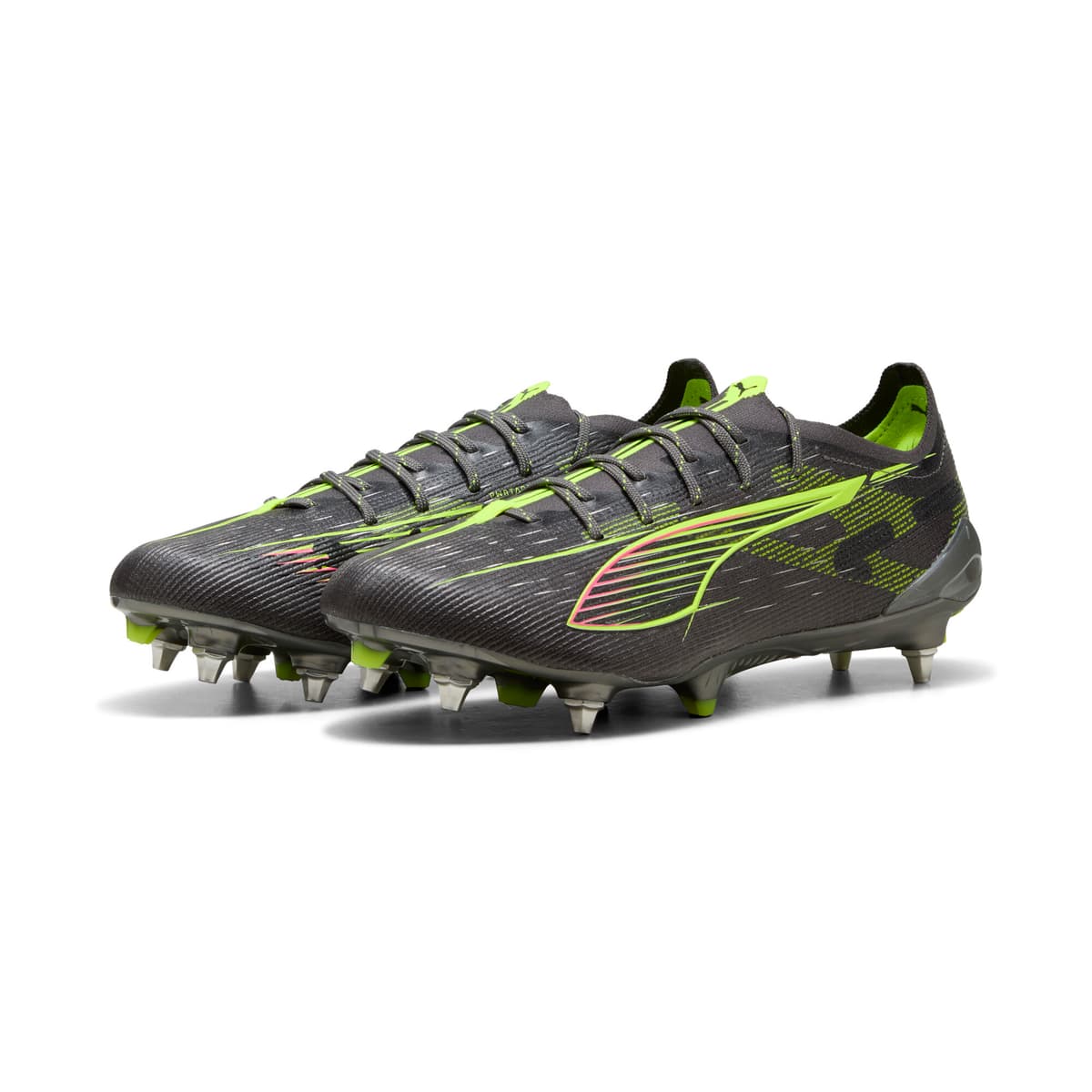 PUMA ULTRA 5 ULTIMATE MxSG voetbalschoenen, Geel/Zilver, Maat 45 thumbnail 6
