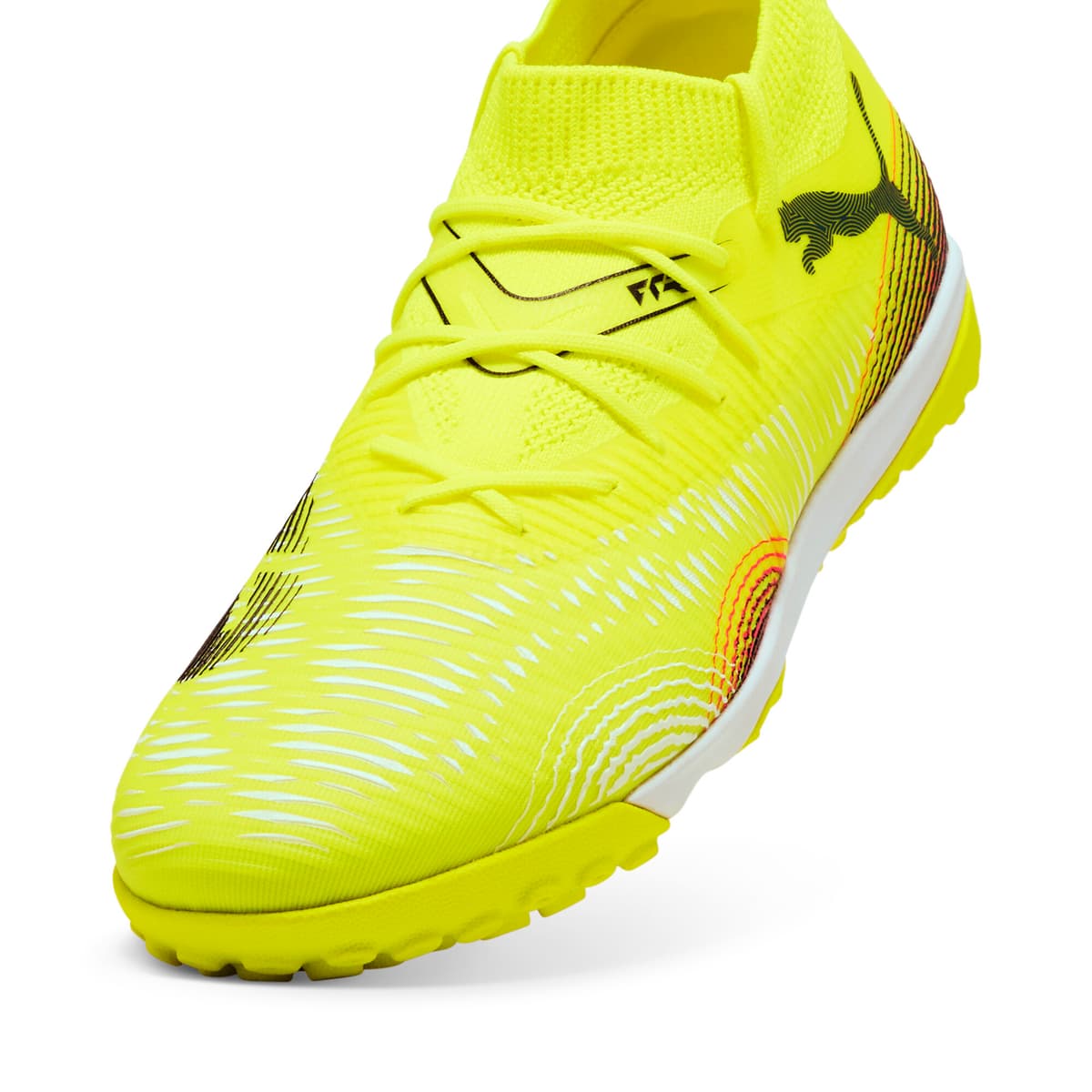 PUMA FUTURE 8 MATCH TT voetbalschoenen, Zwart/Geel, Maat 41 thumbnail 2