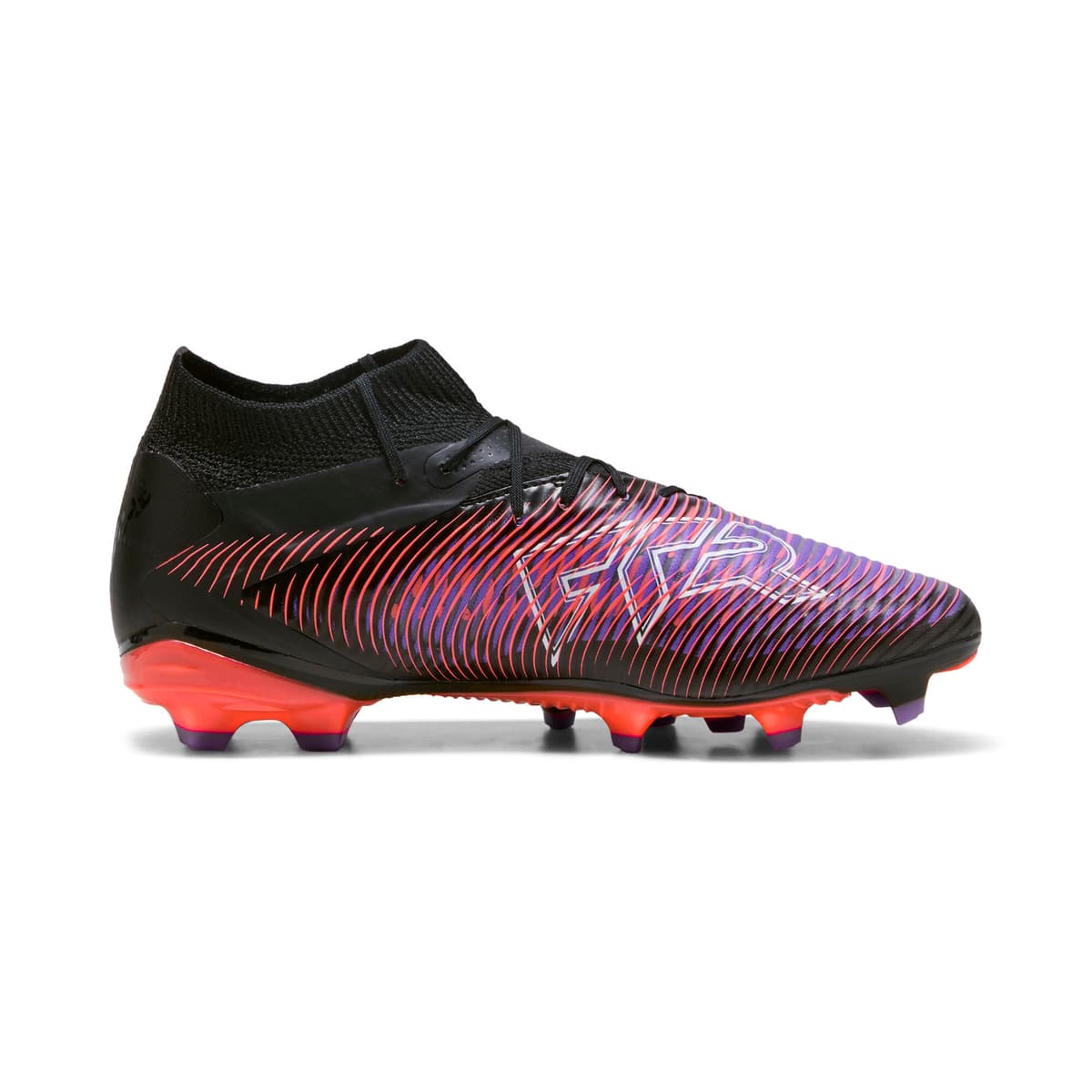 PUMA FUTURE 8 PRO FG/AG voetbalschoenen voor Dames, Zwart/Rood/Wit, Maat 41 thumbnail 3