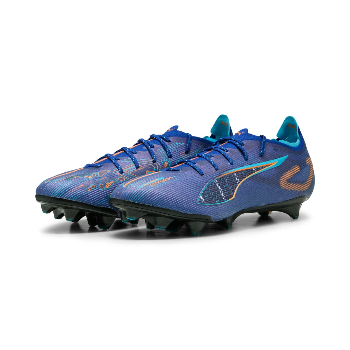 PUMA ULTRA 5 CARBON SPEED FG uniseks voetbalschoenen, Blauw, Maat 39 thumbnail 7