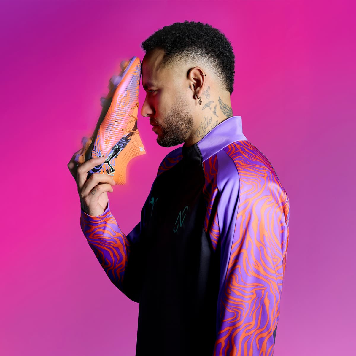 PUMA FUTURE 8 ULTIMATE CREATIVITY FG/AG uniseks voetbalschoenen, Oranje, Maat 39 thumbnail 2