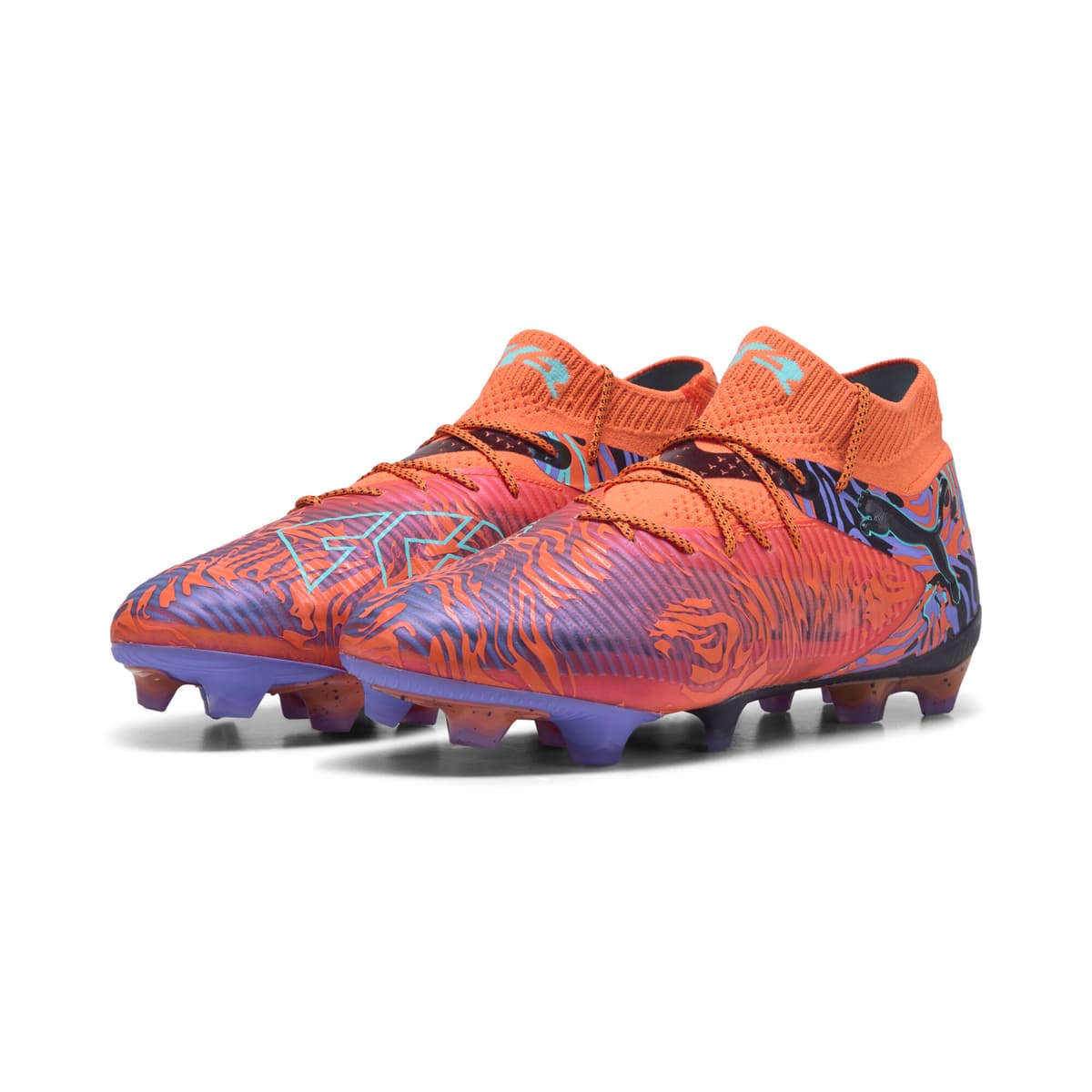 PUMA FUTURE 8 ULTIMATE CREATIVITY FG/AG uniseks voetbalschoenen, Oranje, Maat 39 thumbnail 7