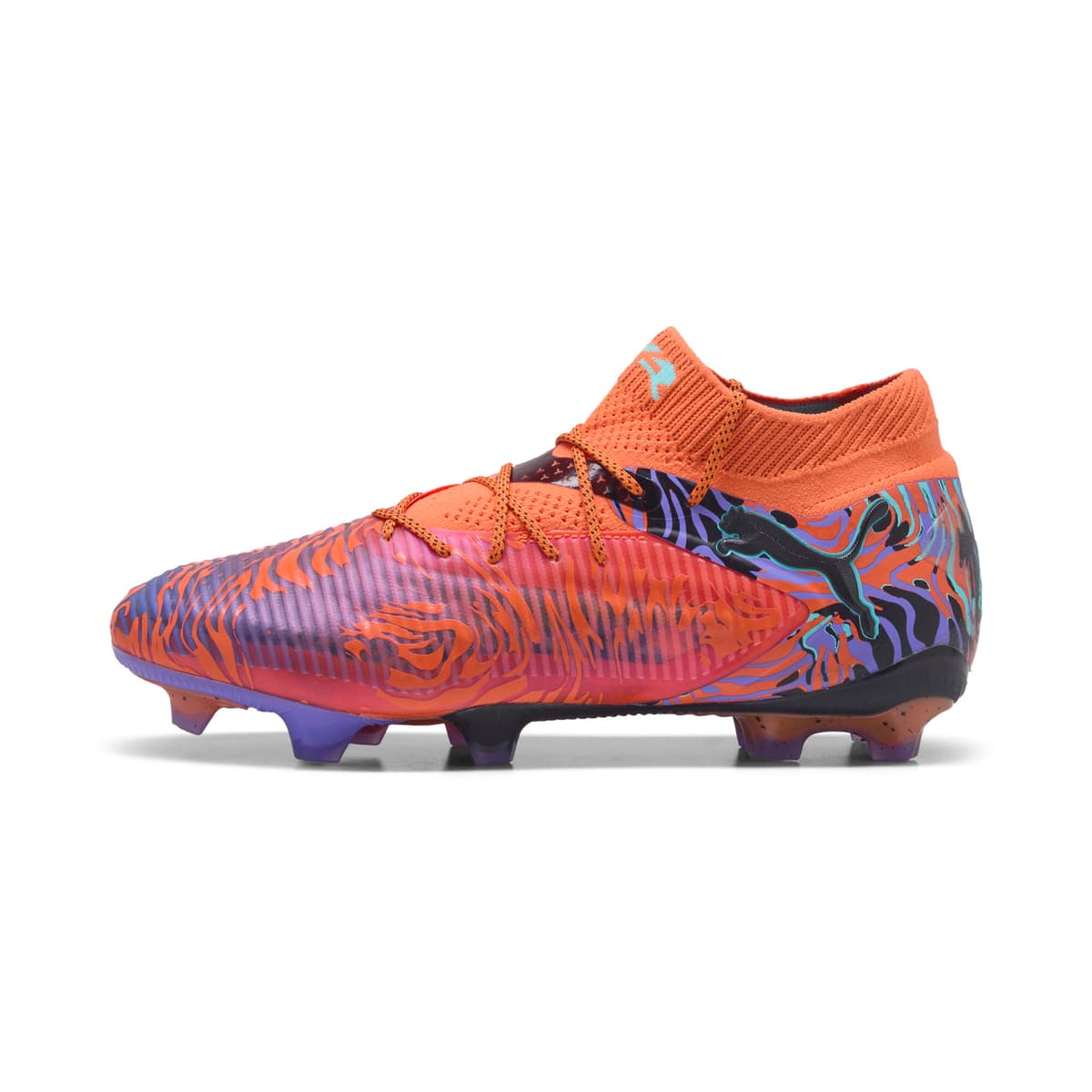 PUMA FUTURE 8 ULTIMATE CREATIVITY FG/AG uniseks voetbalschoenen, Oranje, Maat 39