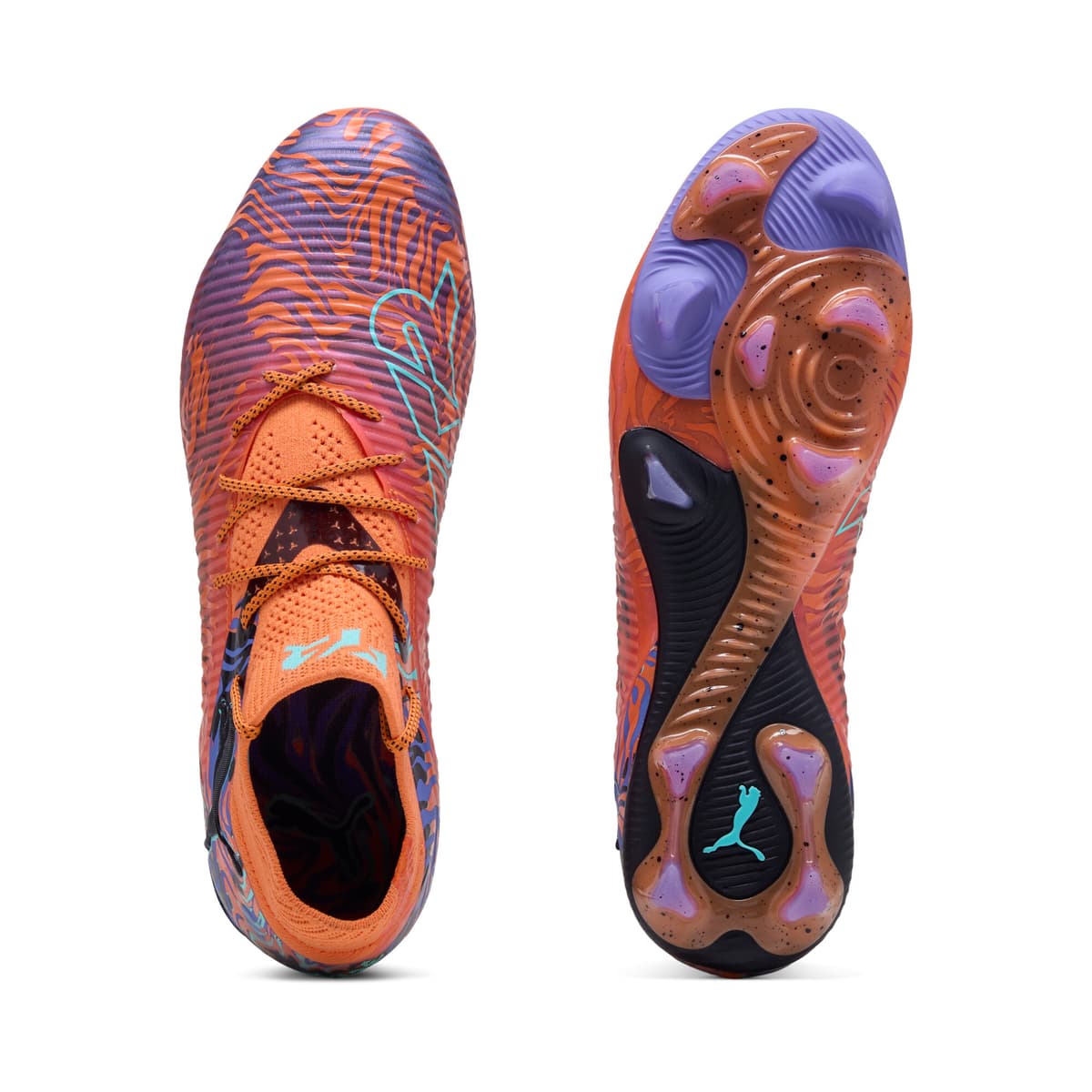 PUMA FUTURE 8 ULTIMATE CREATIVITY FG/AG uniseks voetbalschoenen, Oranje, Maat 39 thumbnail 5