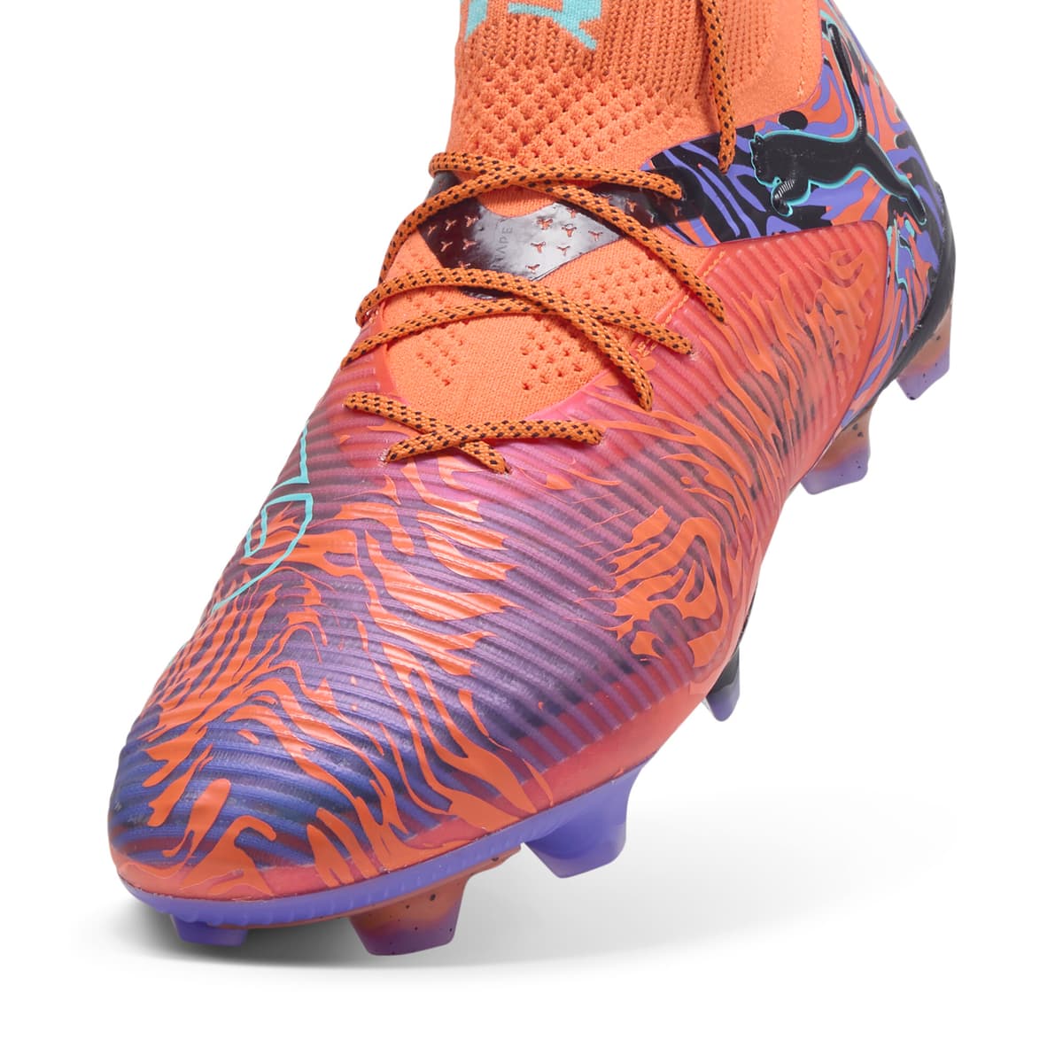 PUMA FUTURE 8 ULTIMATE CREATIVITY FG/AG uniseks voetbalschoenen, Oranje, Maat 39 thumbnail 3