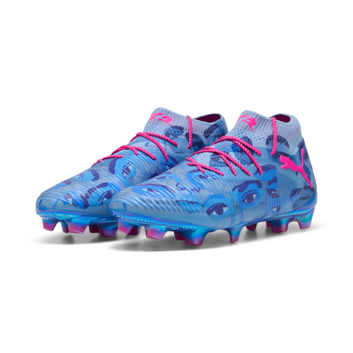 PUMA ULTRA 8 ULTIMATE x KIDSUPER FG uniseks voetbalschoenen, Blauw, Maat 48 thumbnail 6