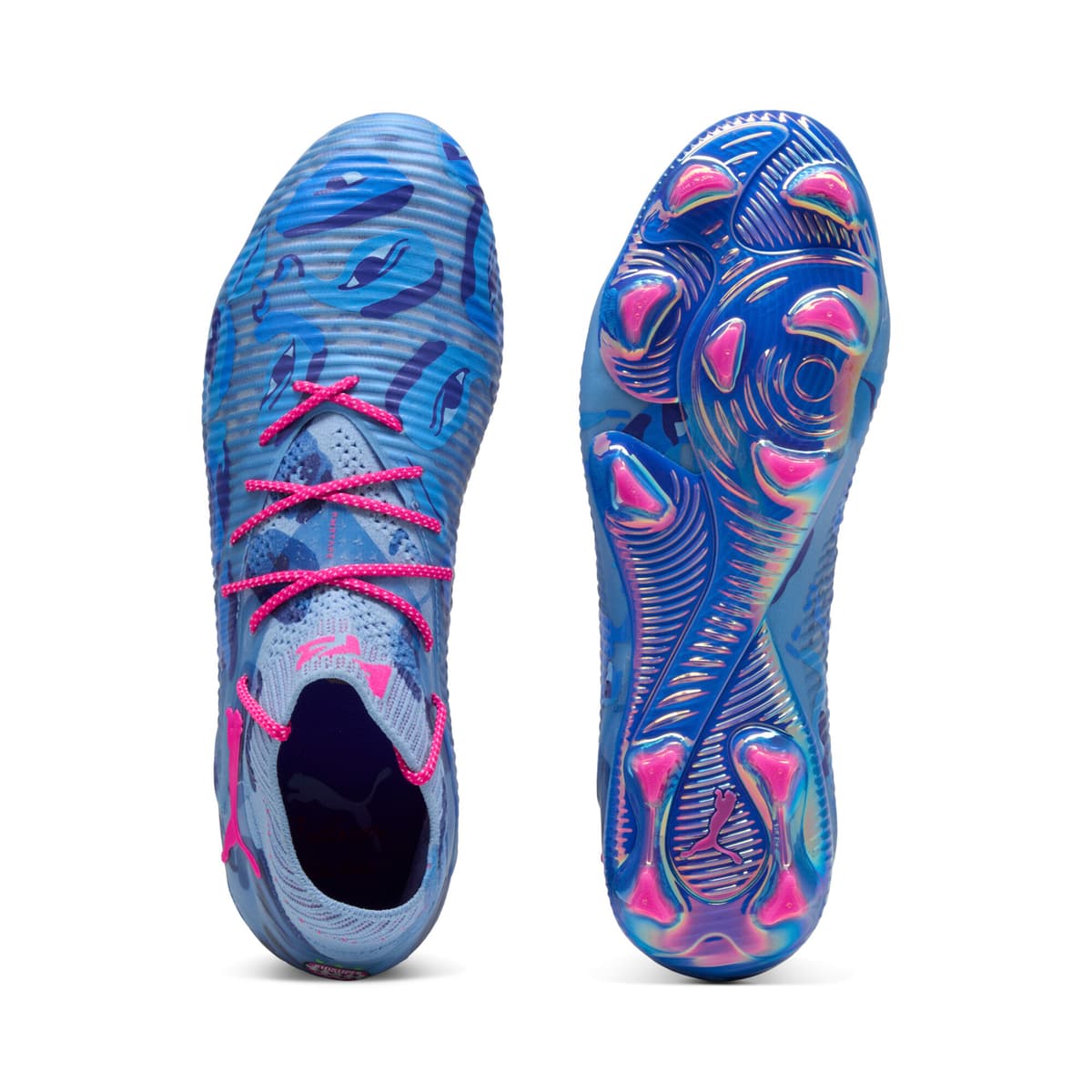 PUMA ULTRA 8 ULTIMATE x KIDSUPER FG uniseks voetbalschoenen, Blauw, Maat 48 thumbnail 4