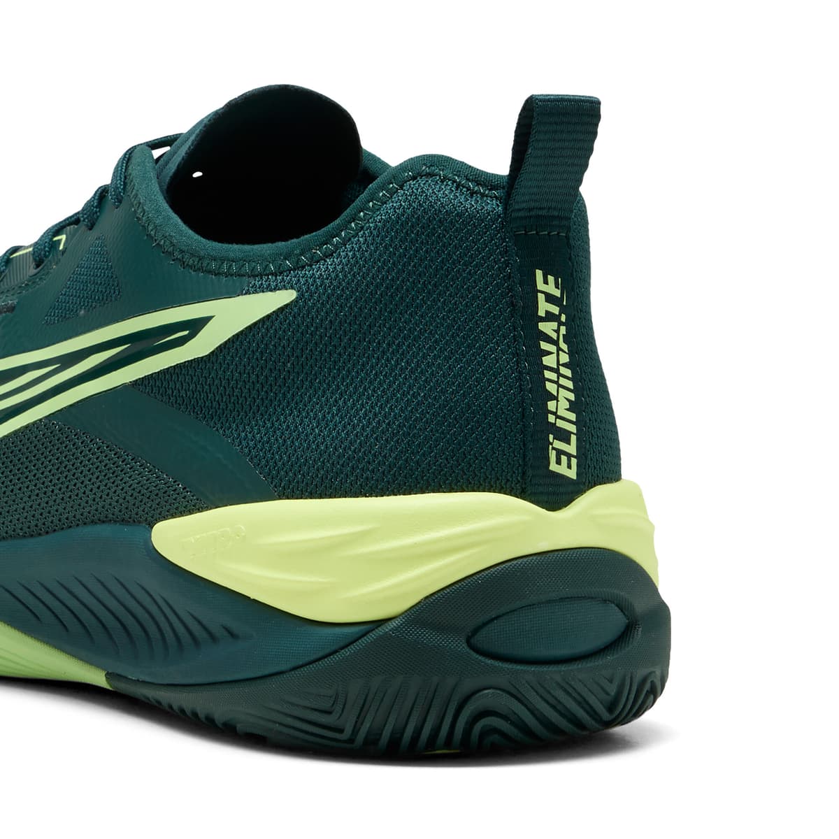PUMA Eliminate NITROâ¢ SQD uniseks handbalschoenen, Groen, Maat 46 thumbnail 5
