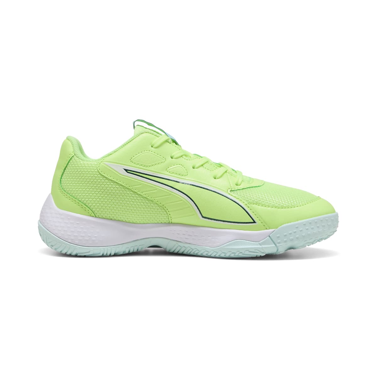 PUMA Accelerate 4 handbalschoenen, Groen/Wit, Maat 35,5 thumbnail 3