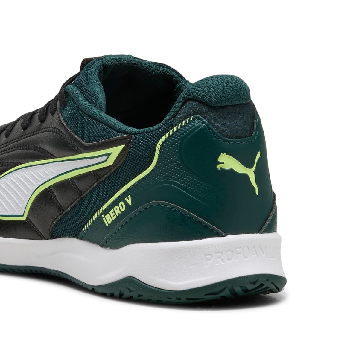 PUMA IBERO uniseks futsalschoenen, Groen/Zwart, Maat 42 thumbnail 5