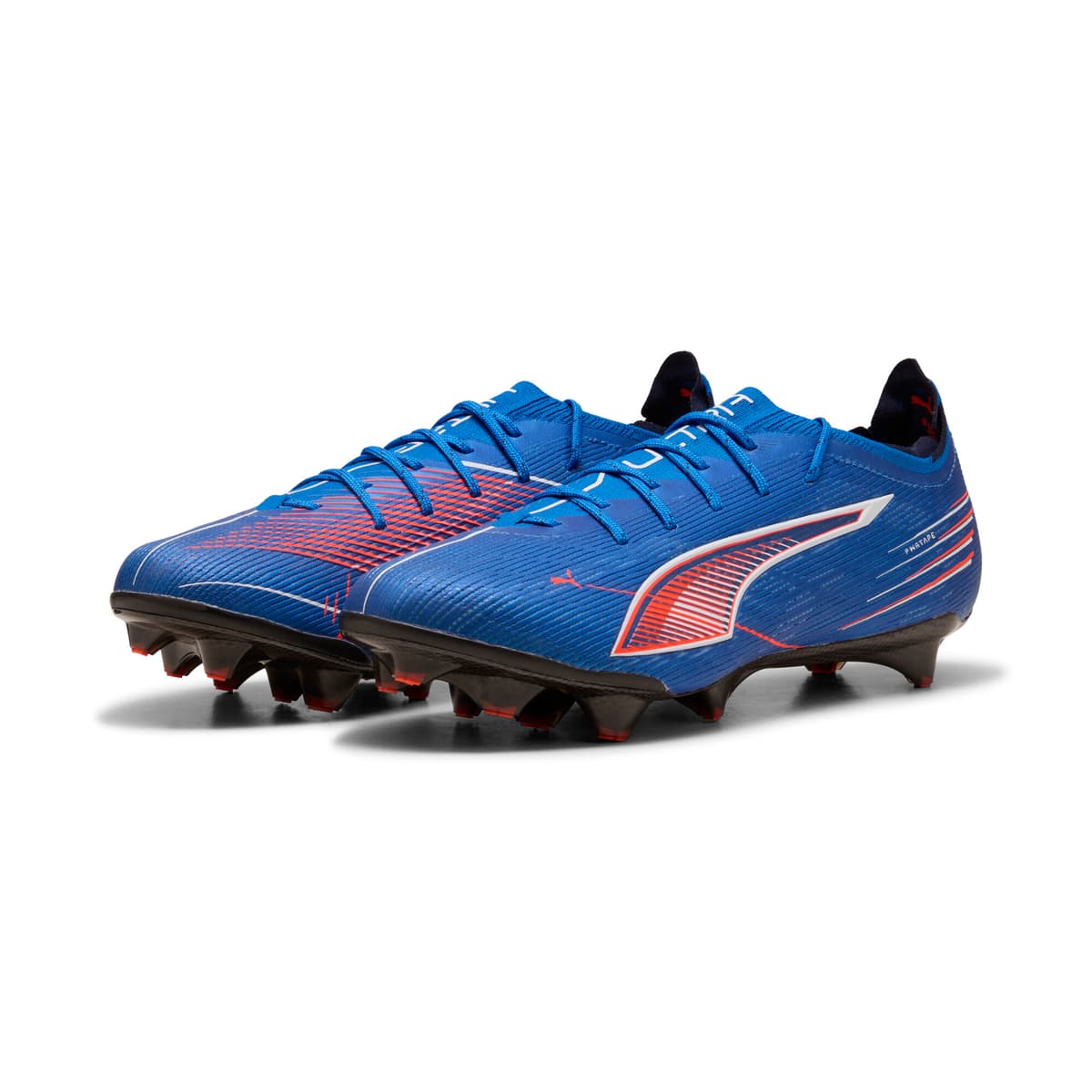 PUMA ULTRA 6 CARBON FG uniseks voetbalschoenen, Blauw/Rood/Wit, Maat 40 thumbnail 8