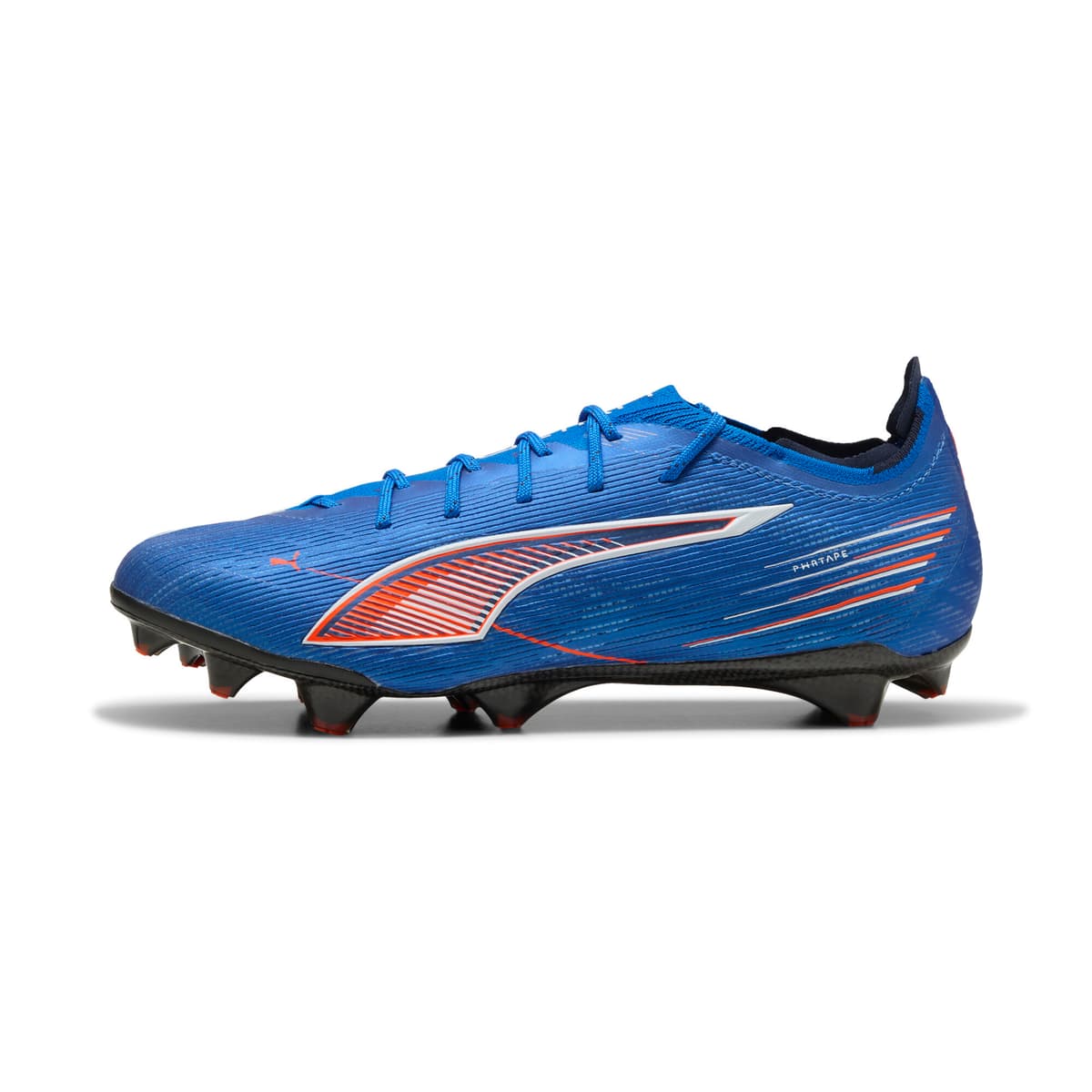 PUMA ULTRA 6 CARBON FG uniseks voetbalschoenen, Blauw/Rood/Wit, Maat 40