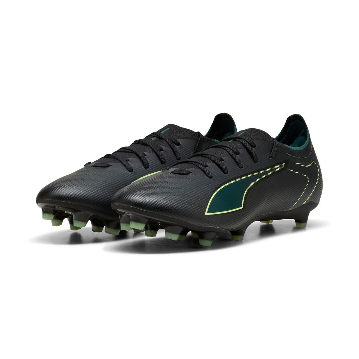 PUMA ULTRA 6 MATCH FG/AG uniseks voetbalschoenen, Groen/Zwart, Maat 42 thumbnail 6
