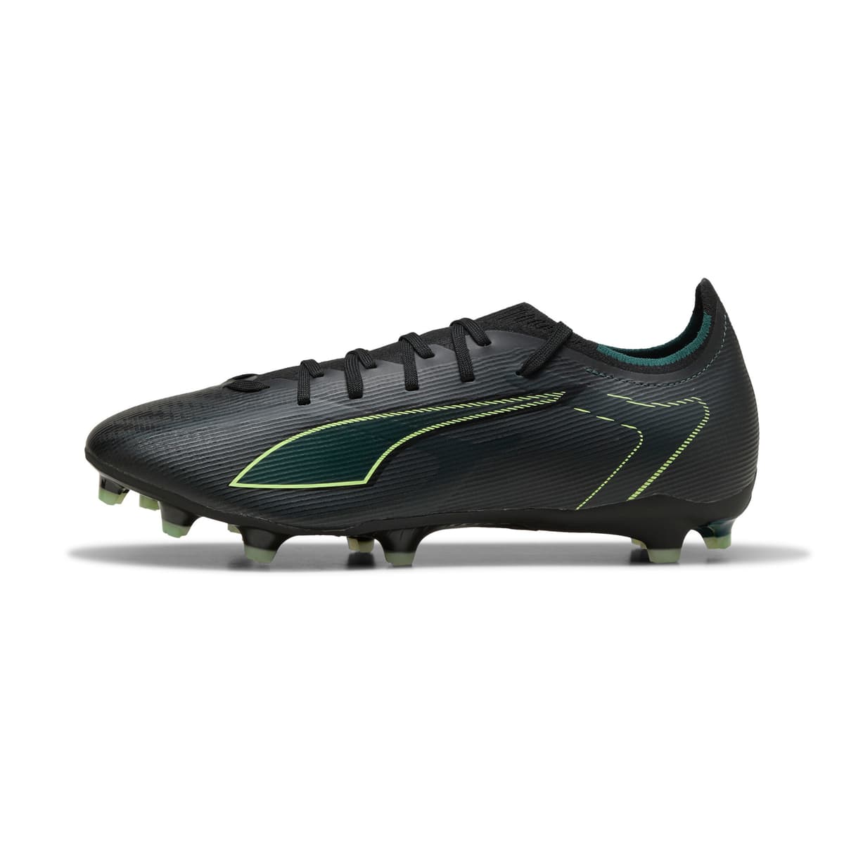 PUMA ULTRA 6 MATCH FG/AG uniseks voetbalschoenen, Groen/Zwart, Maat 42