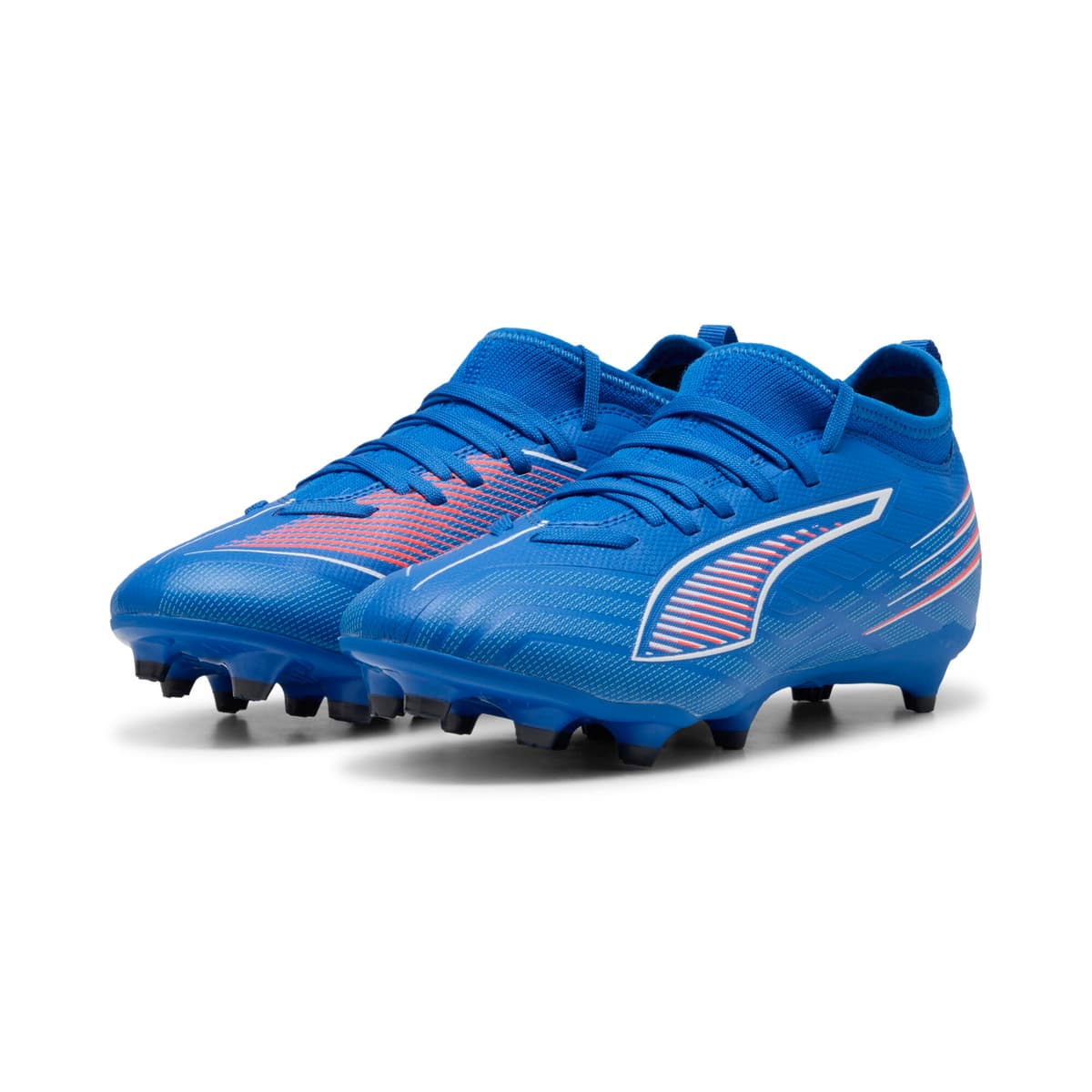 PUMA ULTRA 6 MATCH FG/AG voetbalschoenen, Blauw/Rood/Wit, Maat 36 thumbnail 6