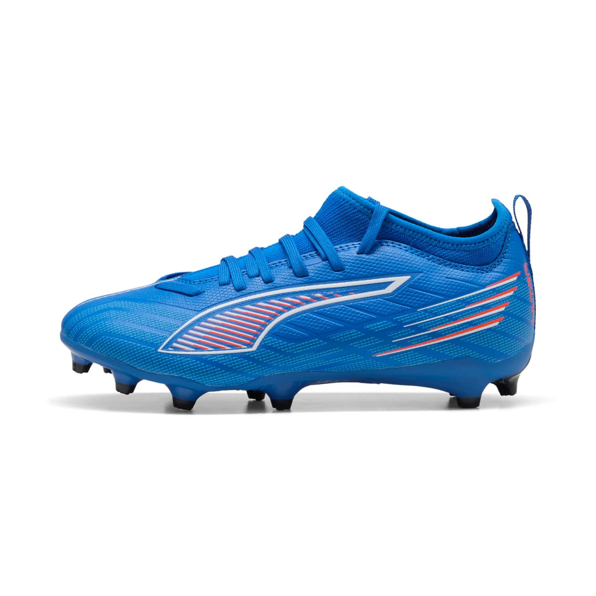 PUMA ULTRA 6 MATCH FG/AG voetbalschoenen, Blauw/Rood/Wit, Maat 36