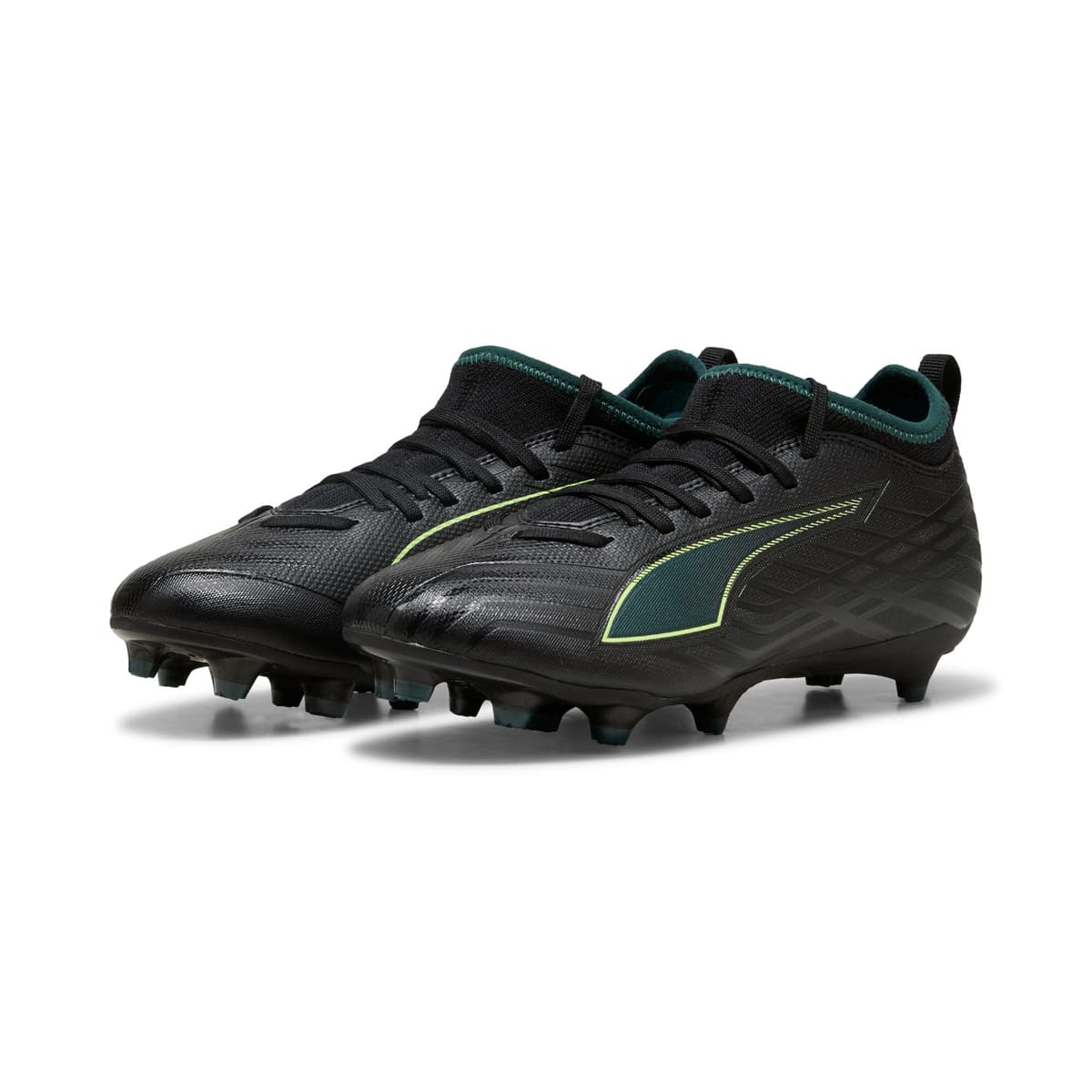 PUMA ULTRA 6 MATCH FG/AG voetbalschoenen, Groen/Zwart, Maat 34 thumbnail 6