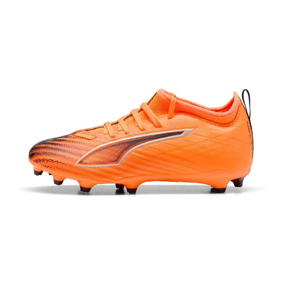 PUMA ULTRA 6 MATCH FG/AG voetbalschoenen, Zwart/Rood, Maat 37