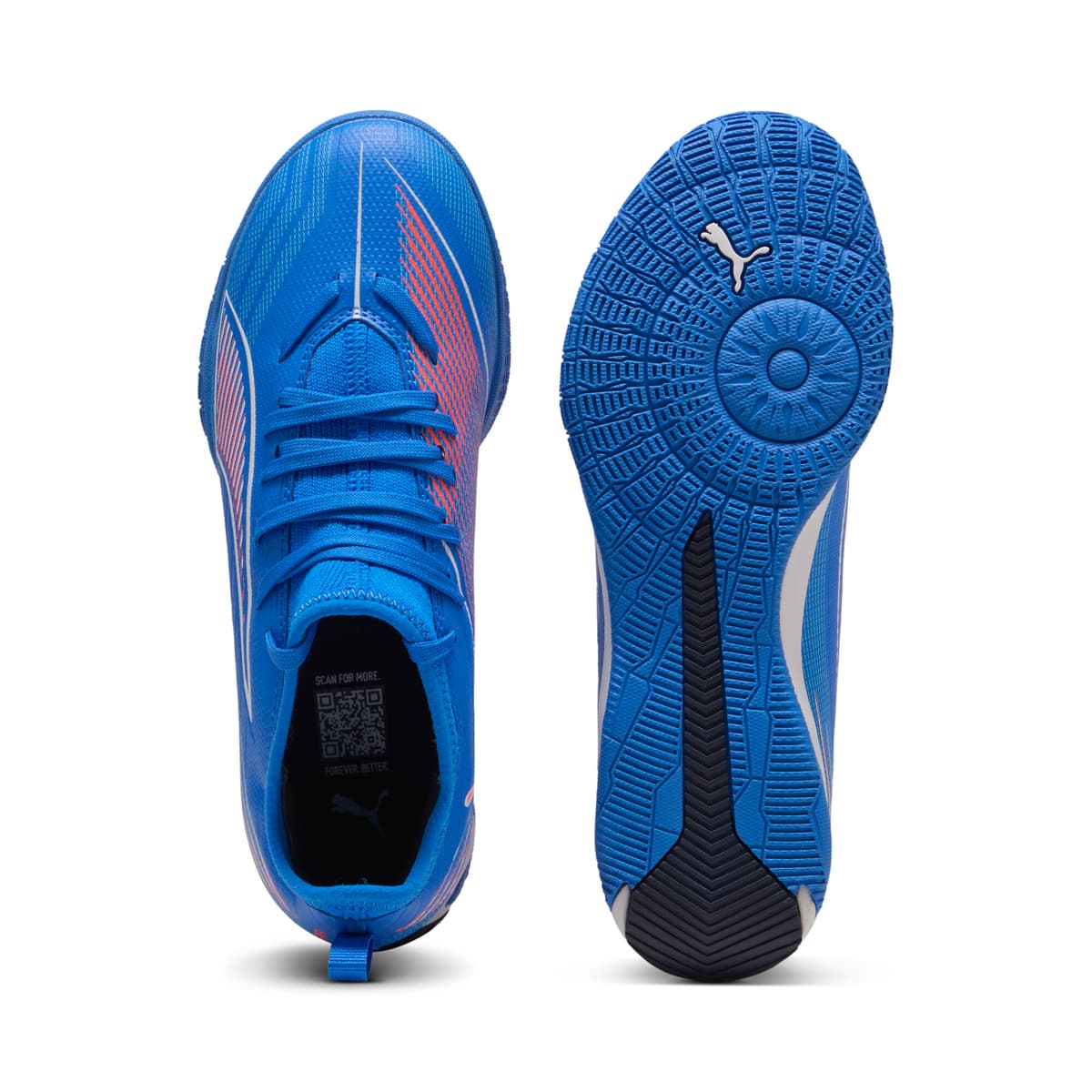 PUMA ULTRA 6 MATCH halfhoge futsalschoenen, Blauw/Rood/Wit, Maat 37 thumbnail 4