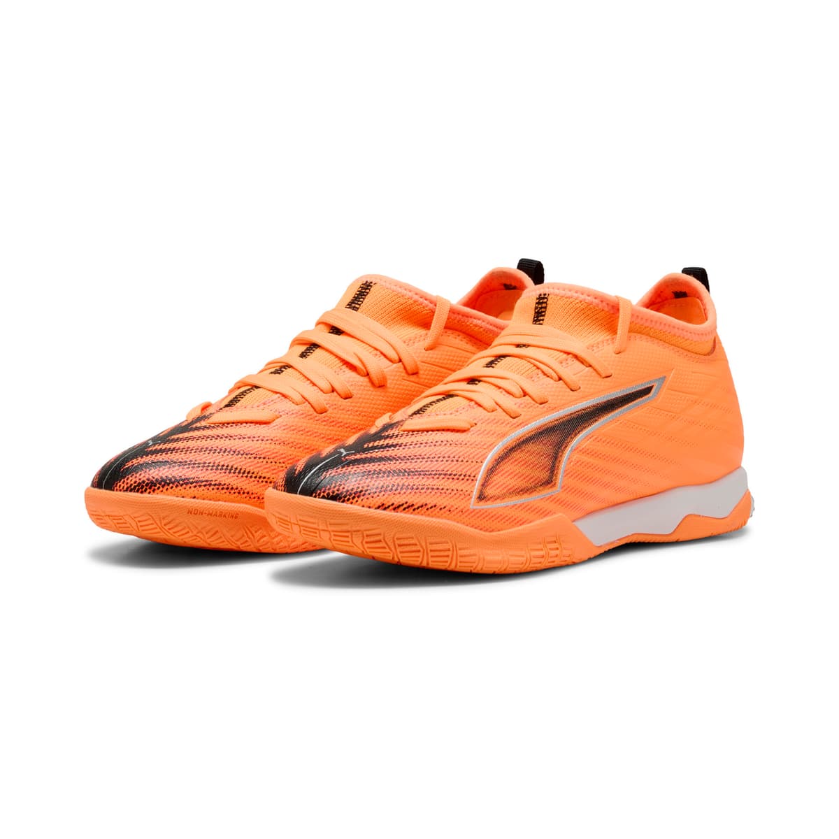 PUMA ULTRA 6 MATCH halfhoge futsalschoenen, Zwart/Rood, Maat 38 thumbnail 6