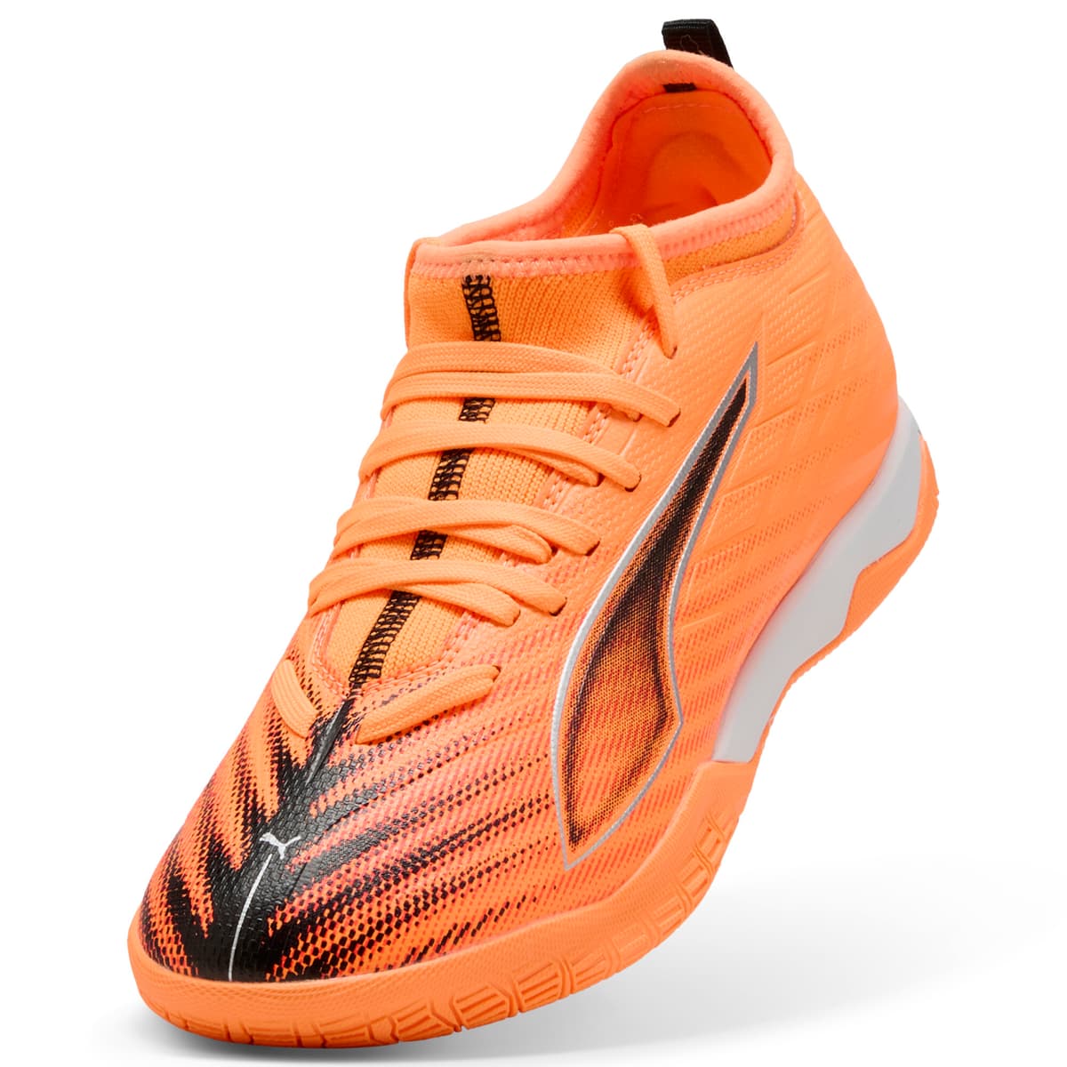 PUMA ULTRA 6 MATCH halfhoge futsalschoenen, Zwart/Rood, Maat 38 thumbnail 2