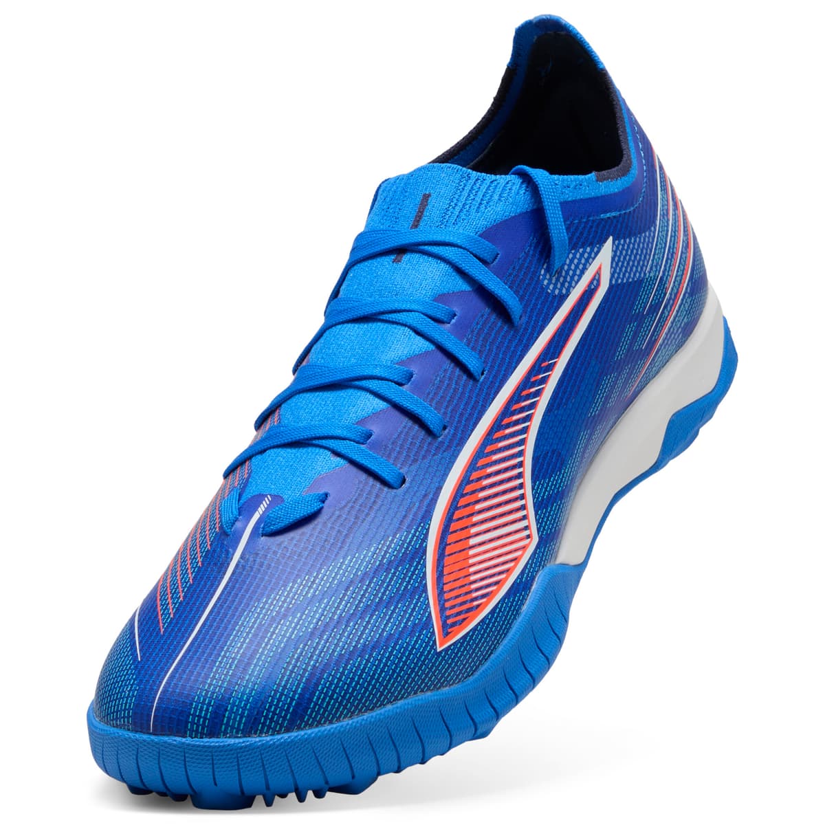 PUMA ULTRA 6 MATCH TT uniseks voetbalschoenen, Blauw/Rood/Wit, Maat 45 thumbnail 2