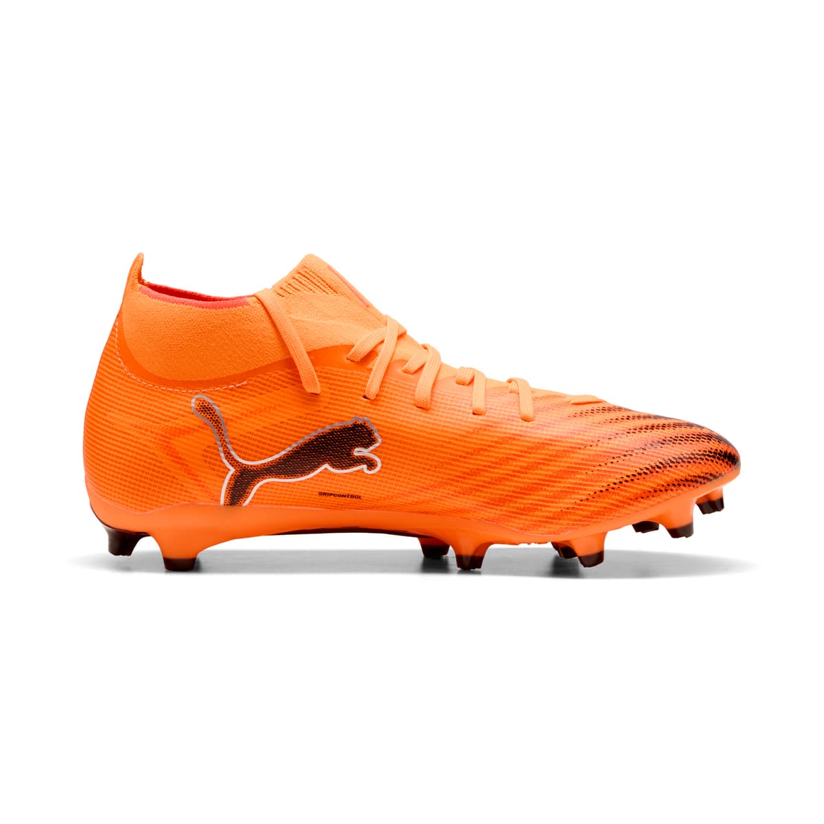 PUMA ULTRA 6 MATCH+ FG/AG uniseks voetbalschoenen, Zwart/Rood, Maat 40,5 thumbnail 3