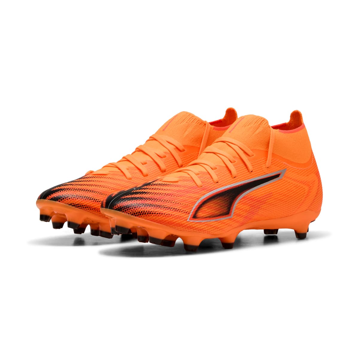 PUMA ULTRA 6 MATCH+ FG/AG voetbalschoenen voor Dames, Zwart/Rood, Maat 36 thumbnail 6