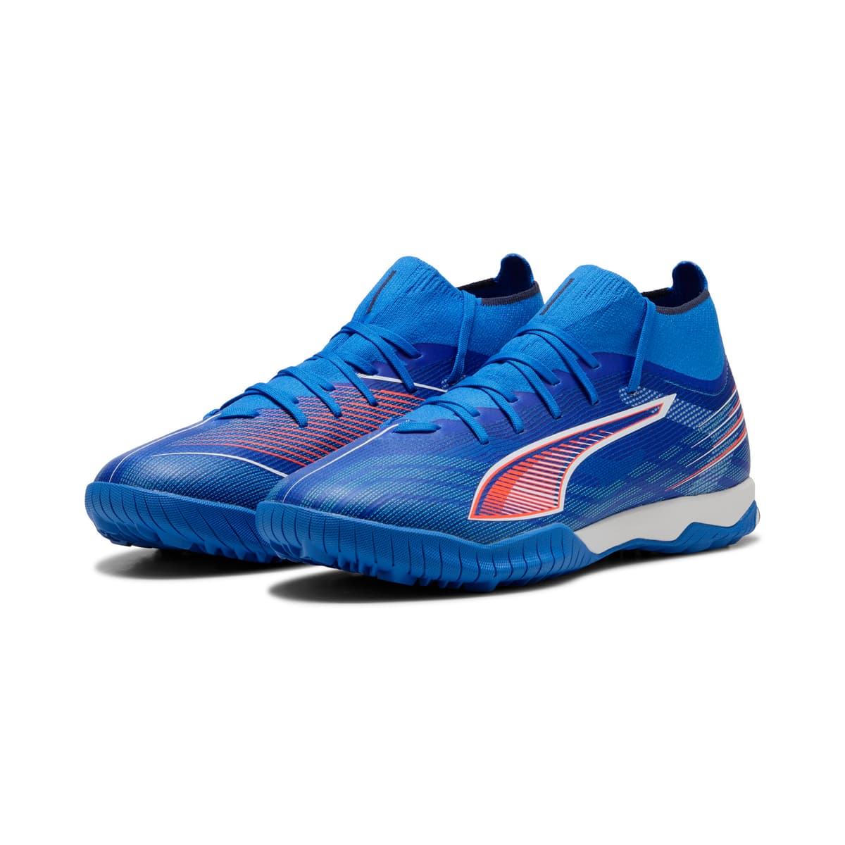 PUMA ULTRA 6 MATCH+ TT uniseks voetbalschoenen, Blauw/Rood/Wit, Maat 41 thumbnail 6