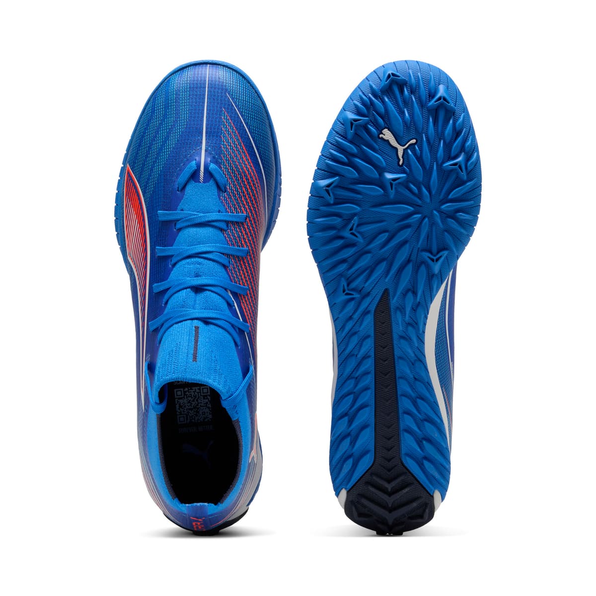 PUMA ULTRA 6 MATCH+ TT uniseks voetbalschoenen, Blauw/Rood/Wit, Maat 41 thumbnail 4