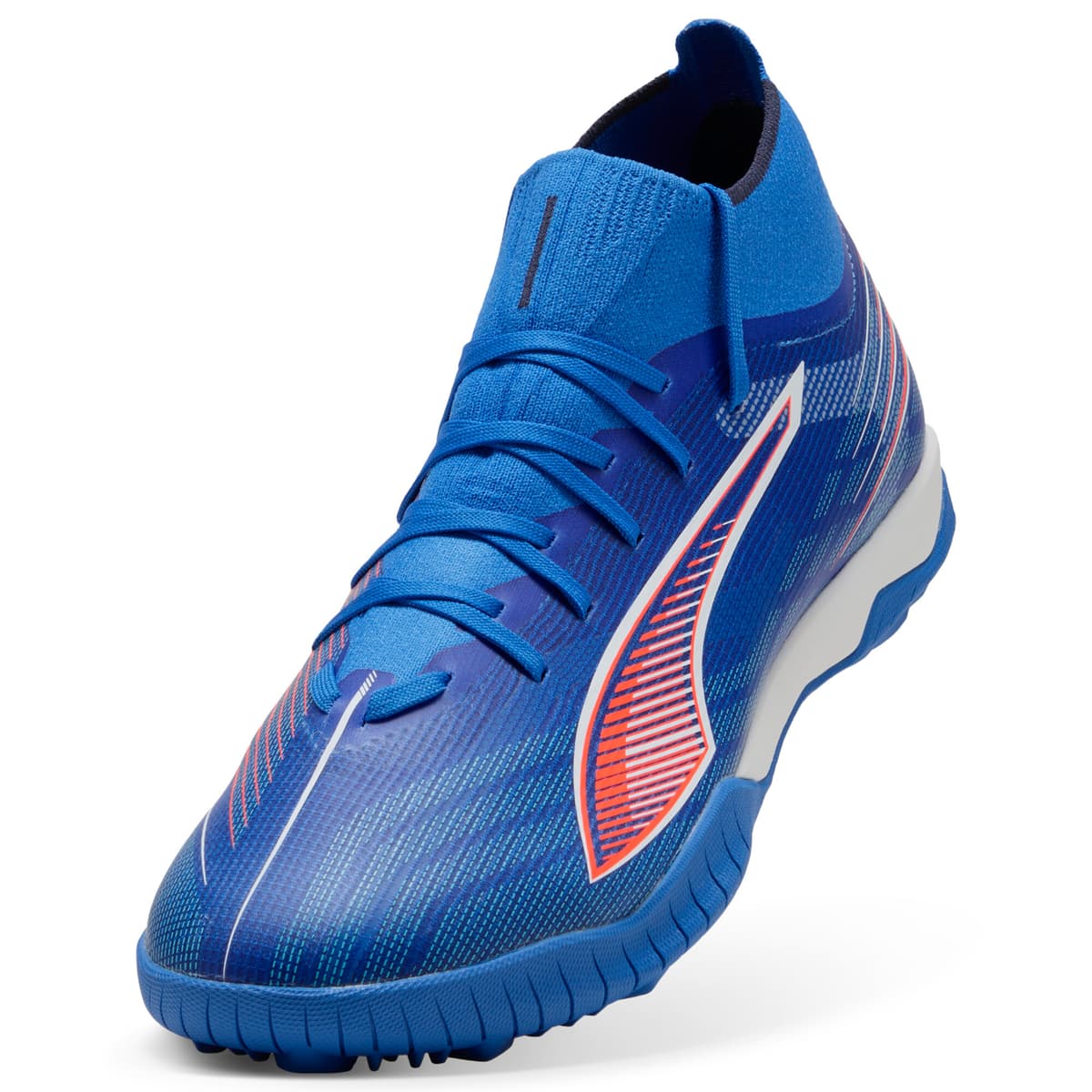 PUMA ULTRA 6 MATCH+ TT uniseks voetbalschoenen, Blauw/Rood/Wit, Maat 41 thumbnail 2