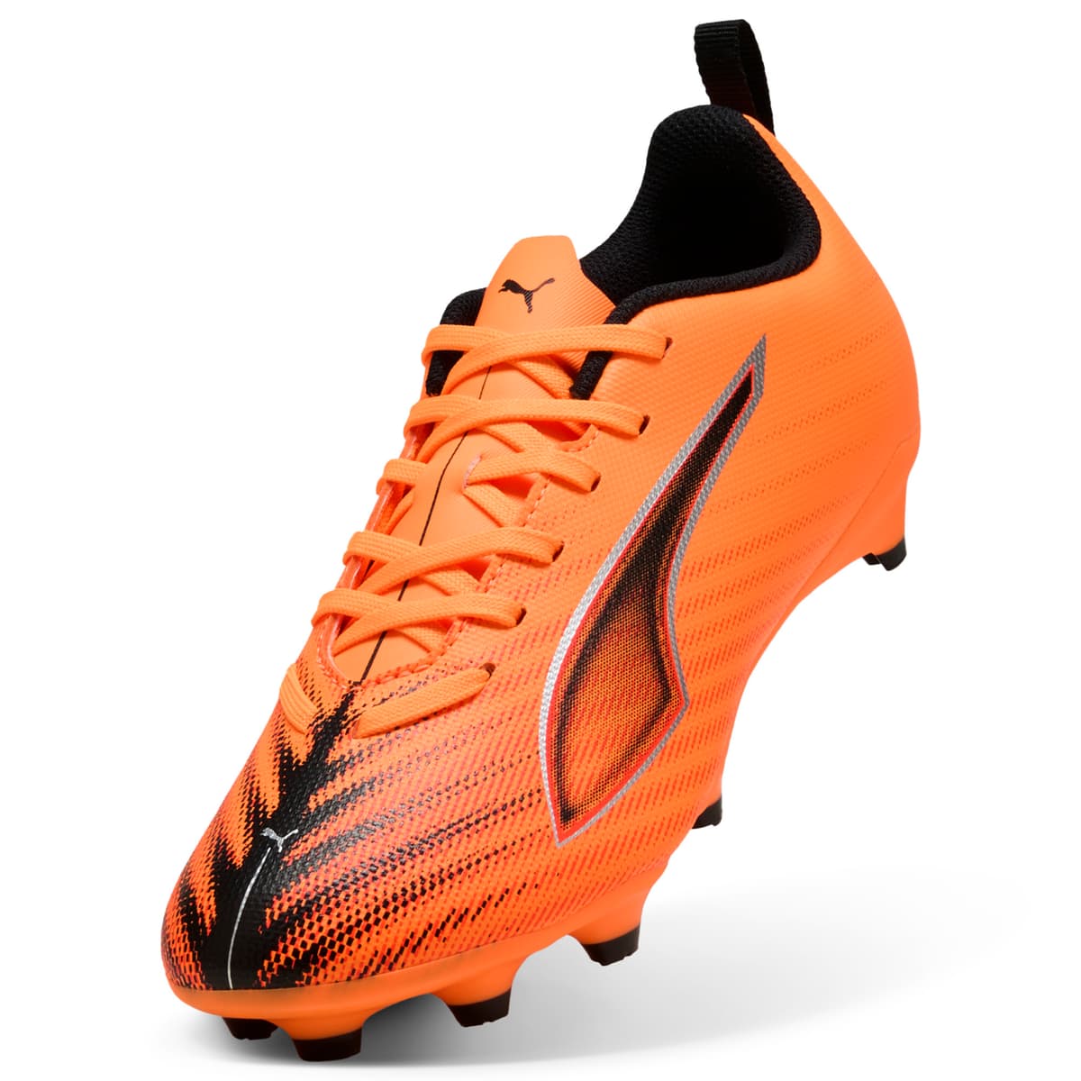 PUMA ULTRA 6 PLAY FG/AG voetbalschoenen, Zwart/Rood, Maat 37,5 thumbnail 2