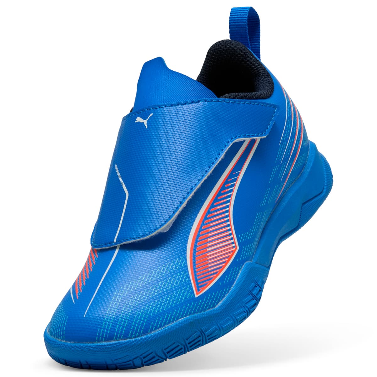 PUMA ULTRA 6 PLAY futsalschoenen, Blauw/Rood/Wit, Maat 33 thumbnail 2