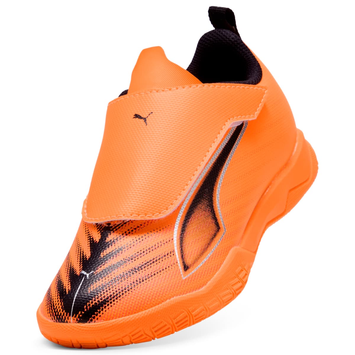 PUMA ULTRA 6 PLAY futsalschoenen, Zwart/Rood, Maat 26 thumbnail 2