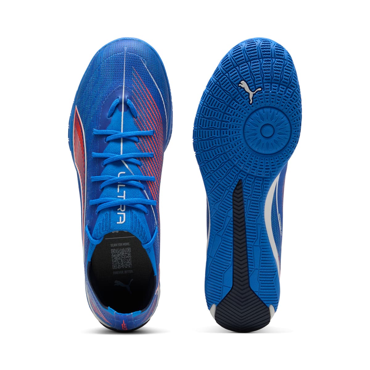 PUMA ULTRA 6 PRO COURT futsalschoenen uniseks, Blauw/Rood/Wit, Maat 44 thumbnail 4