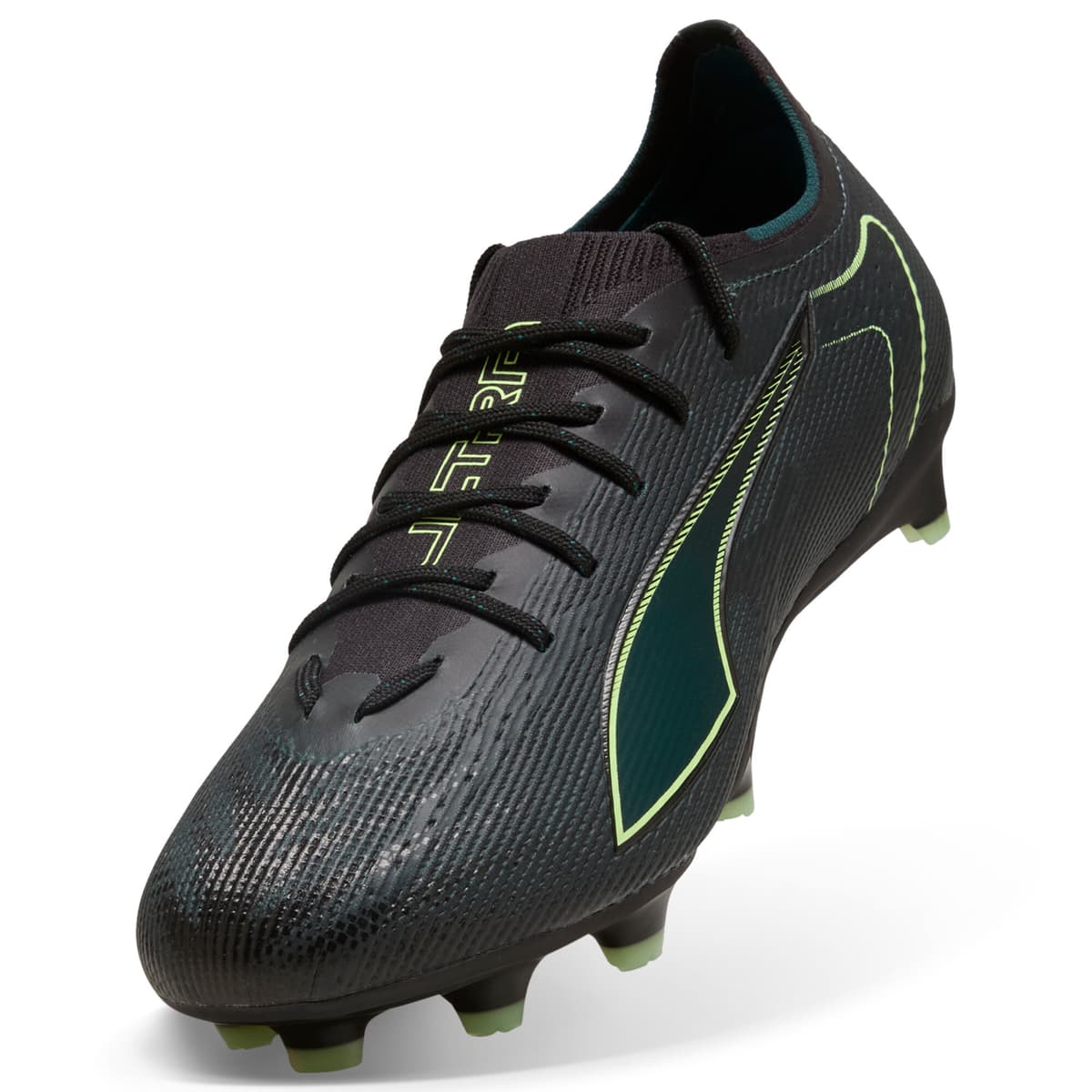 PUMA ULTRA 6 PRO FG/AG voetbalschoenen uniseks, Groen/Zwart, Maat 41 thumbnail 2