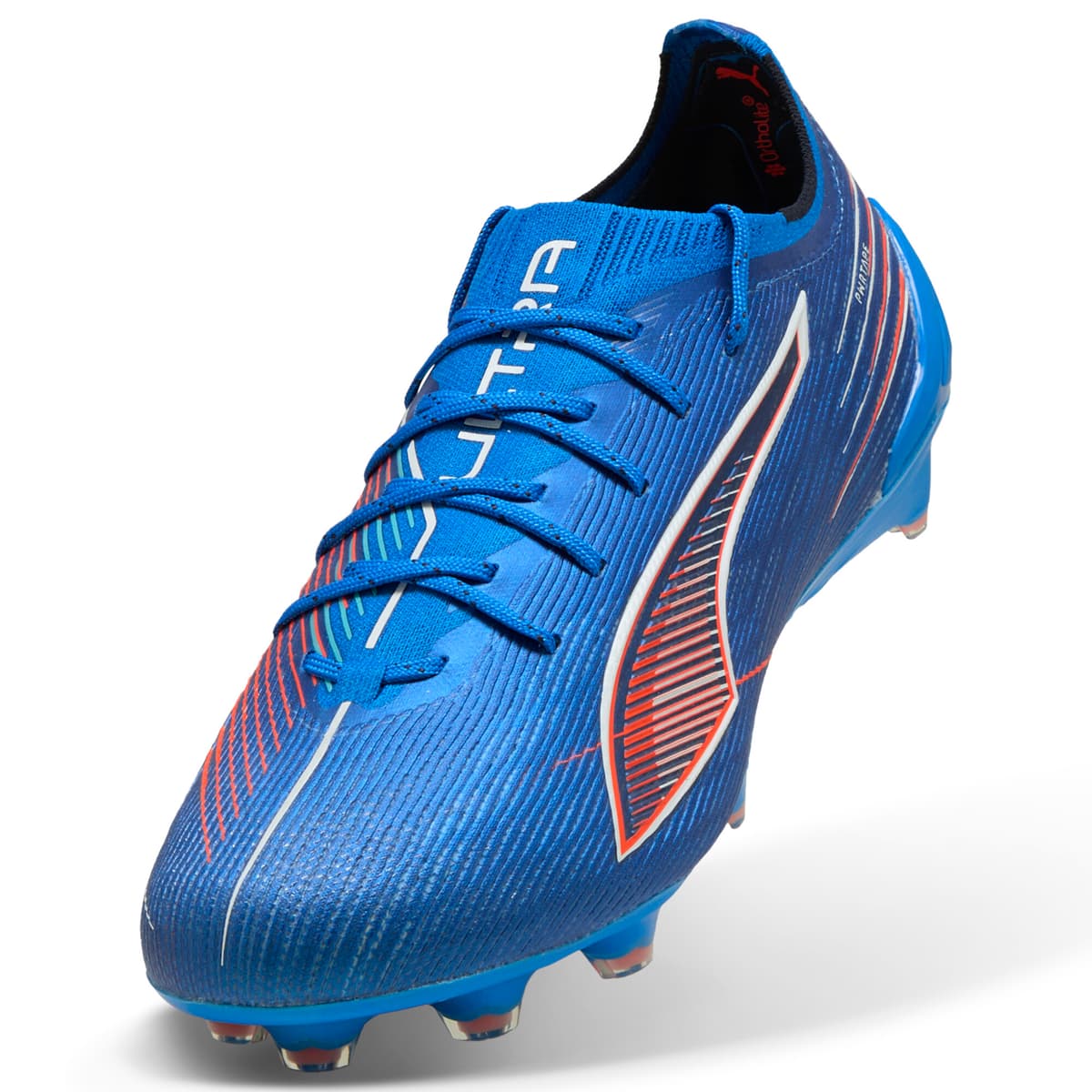 PUMA ULTRA 6 ULTIMATE FG uniseks voetbalschoenen, Blauw/Rood/Wit, Maat 43 thumbnail 3