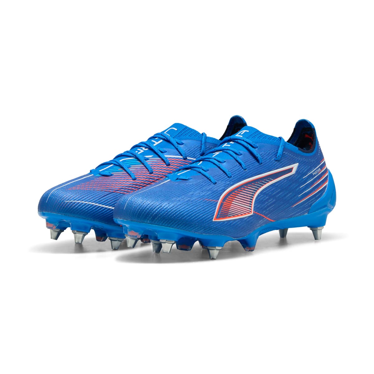 PUMA ULTRA 6 ULTIMATE MxSG uniseks voetbalschoenen, Blauw/Rood/Wit, Maat 47 thumbnail 6